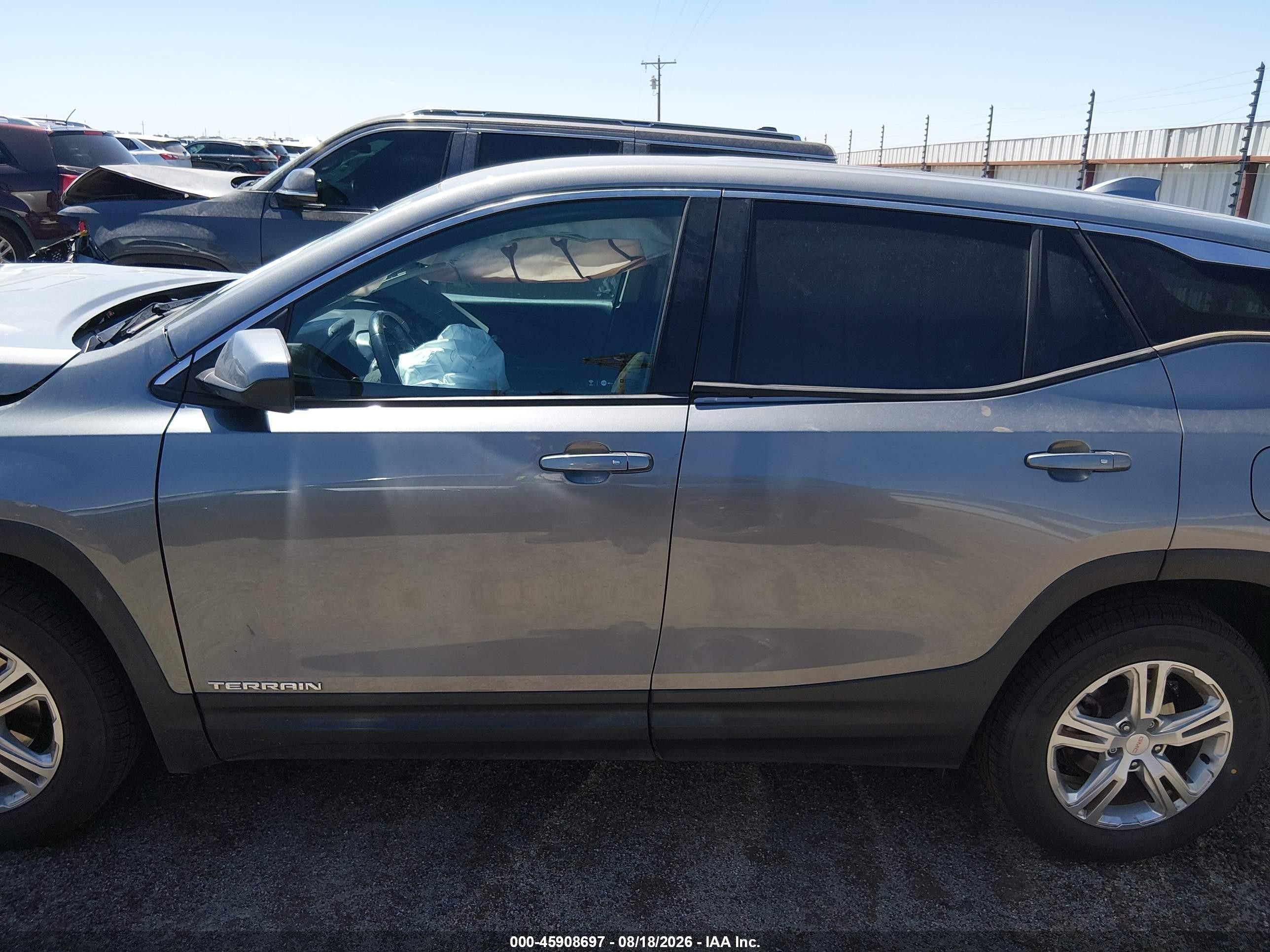2018 Gmc Terrain Sle Gray vin: 3GKALMEV1JL364119