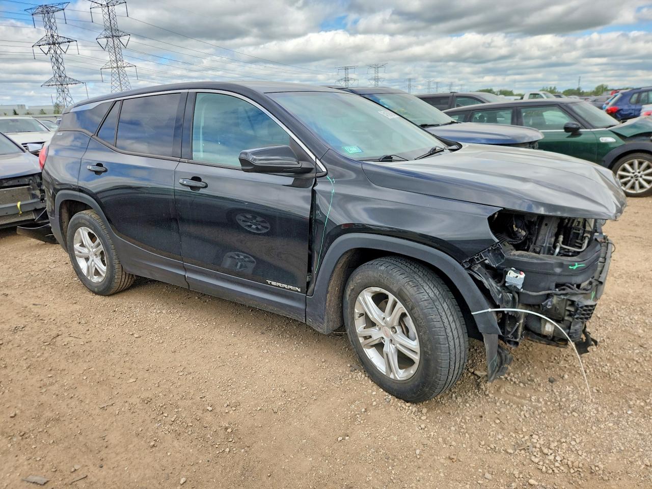 2019 Gmc Terrain Sle Black vin: 3GKALMEV1KL156677