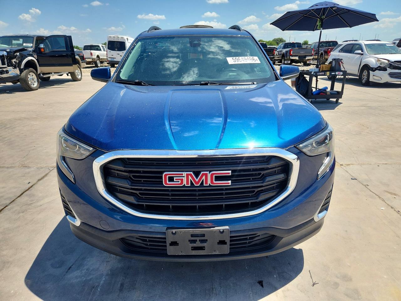 2020 Gmc Terrain Sle Blue vin: 3GKALMEV1LL177059