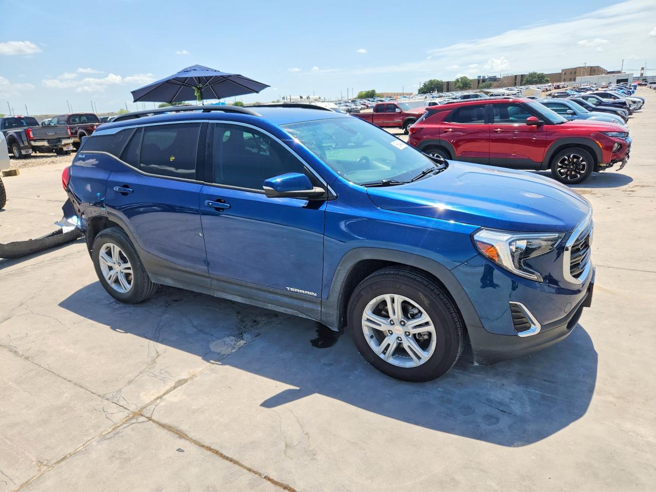 2020 Gmc Terrain Sle Blue vin: 3GKALMEV1LL177059