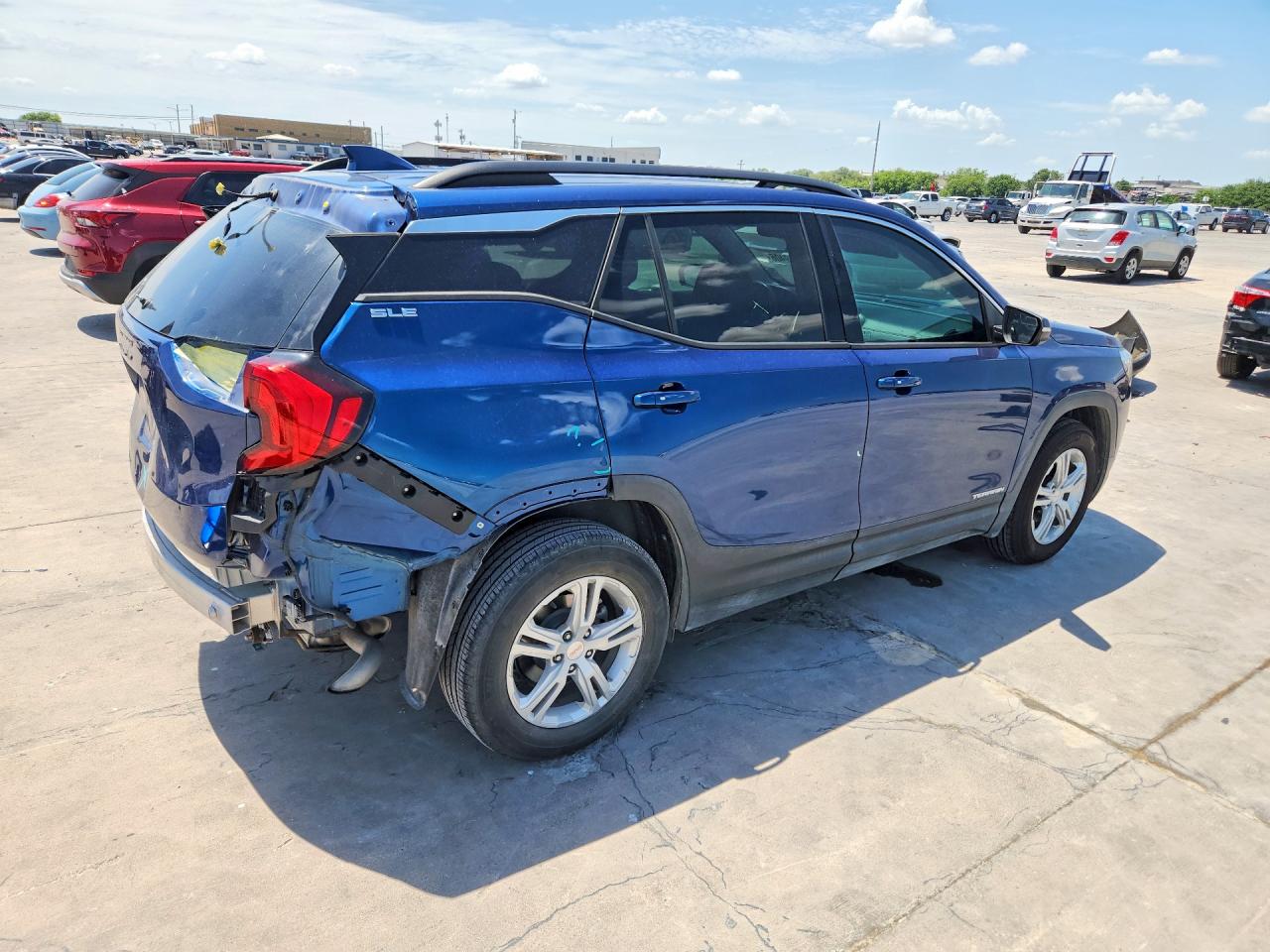 2020 Gmc Terrain Sle Blue vin: 3GKALMEV1LL177059