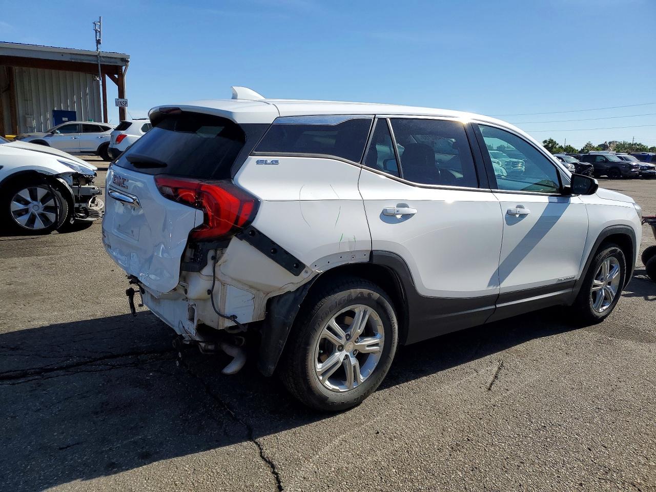 2018 Gmc Terrain Sle White vin: 3GKALMEV2JL289849