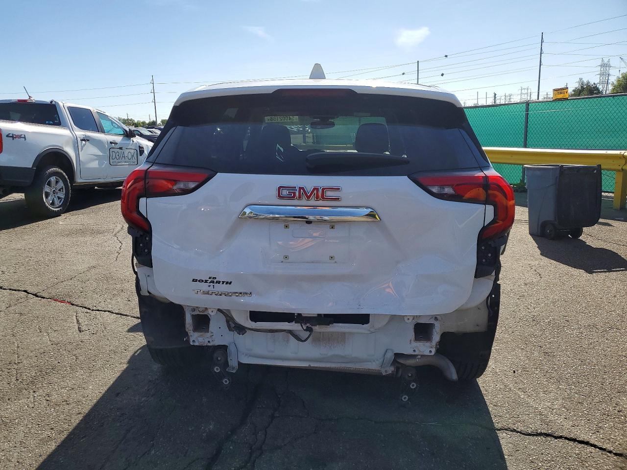 2018 Gmc Terrain Sle White vin: 3GKALMEV2JL289849