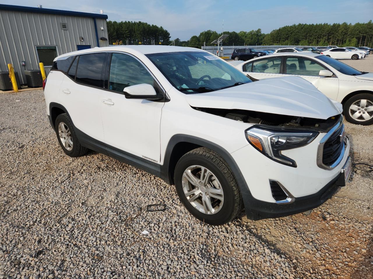 2018 Gmc Terrain Sle White vin: 3GKALMEV2JL371807
