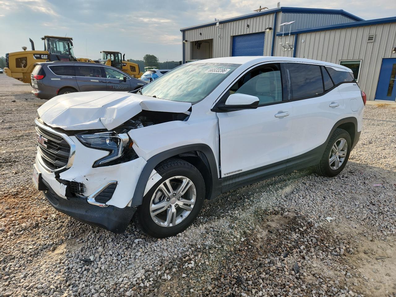 2018 Gmc Terrain Sle White vin: 3GKALMEV2JL371807
