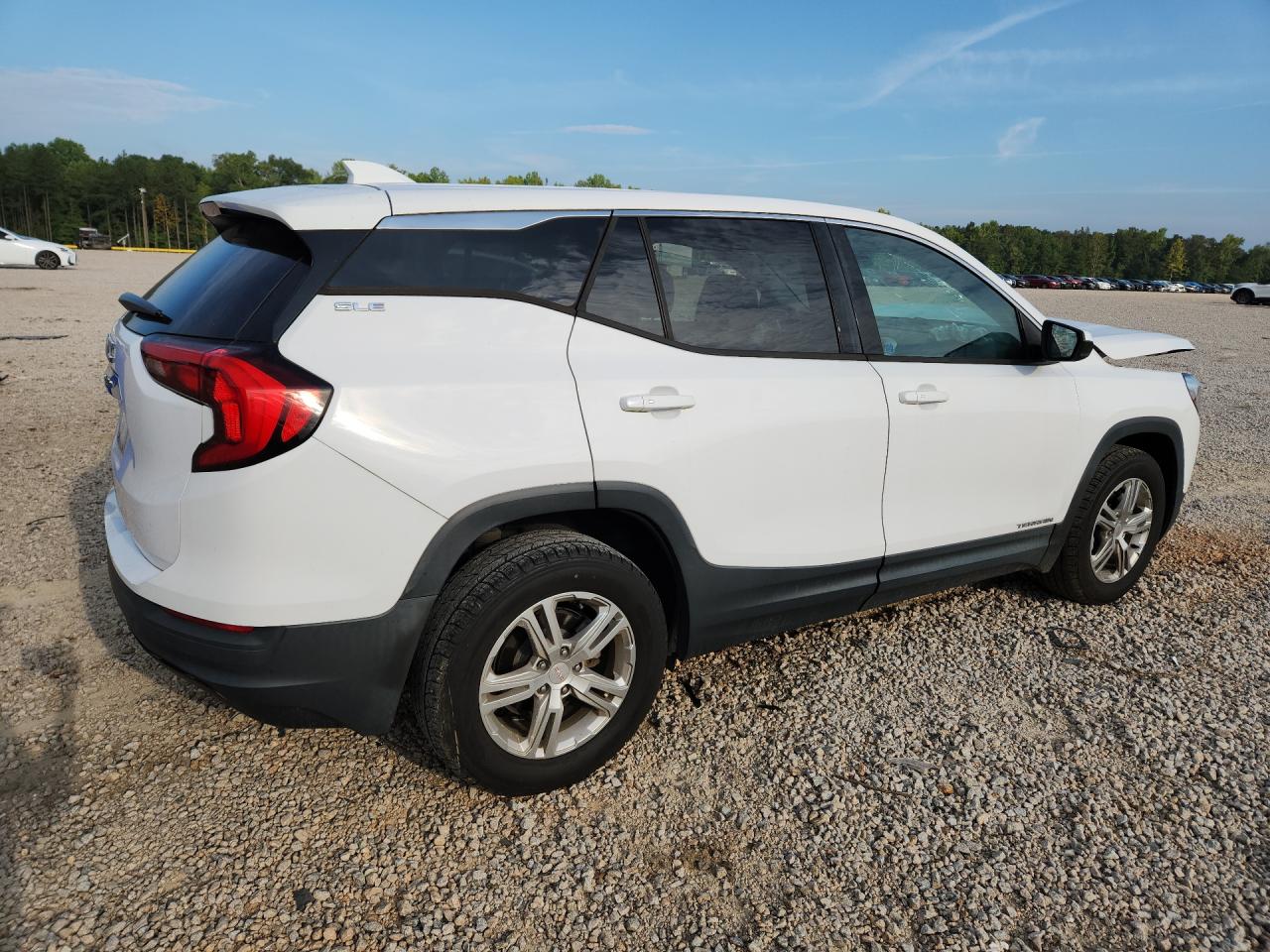 2018 Gmc Terrain Sle White vin: 3GKALMEV2JL371807