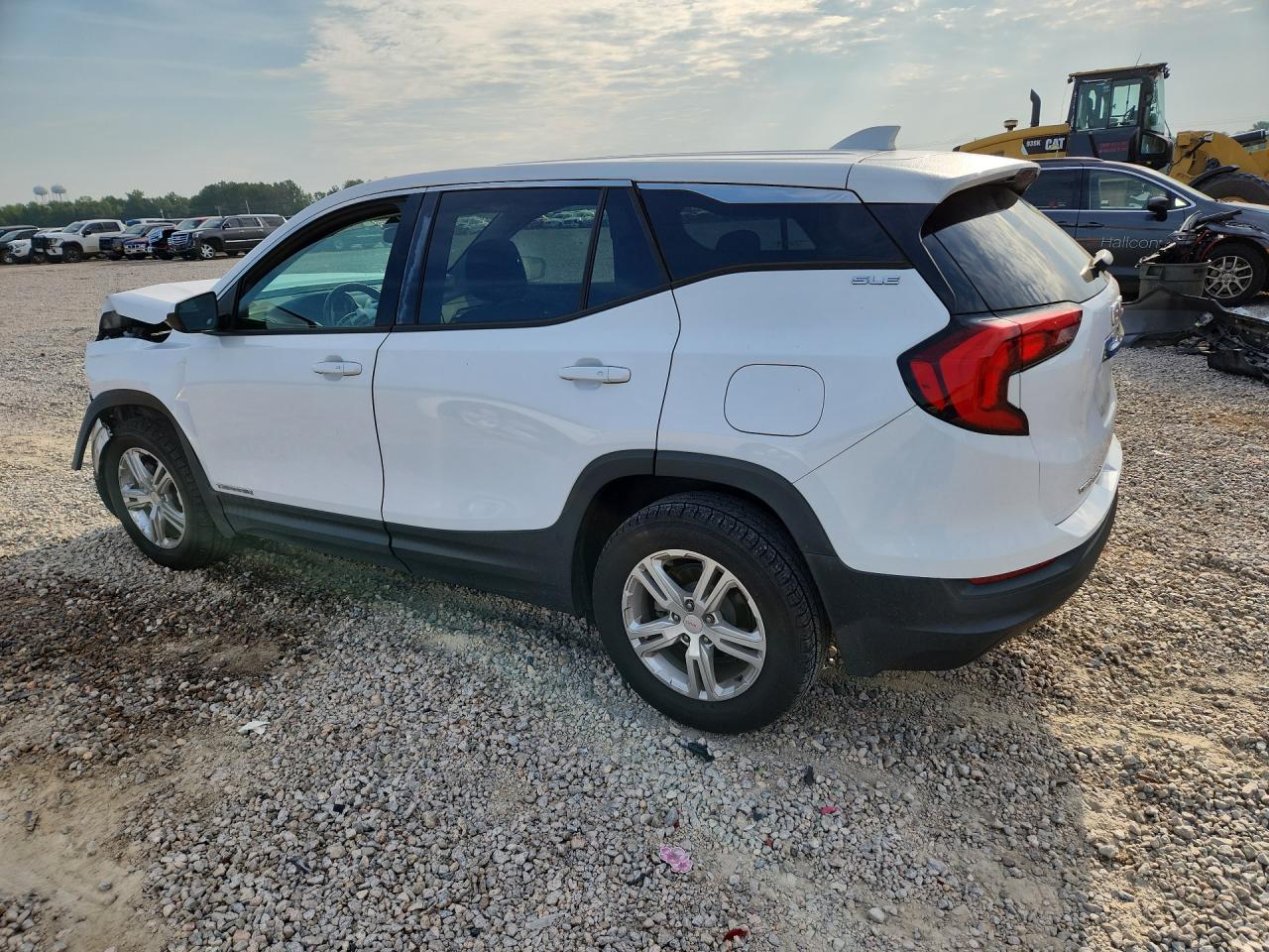 2018 Gmc Terrain Sle White vin: 3GKALMEV2JL371807