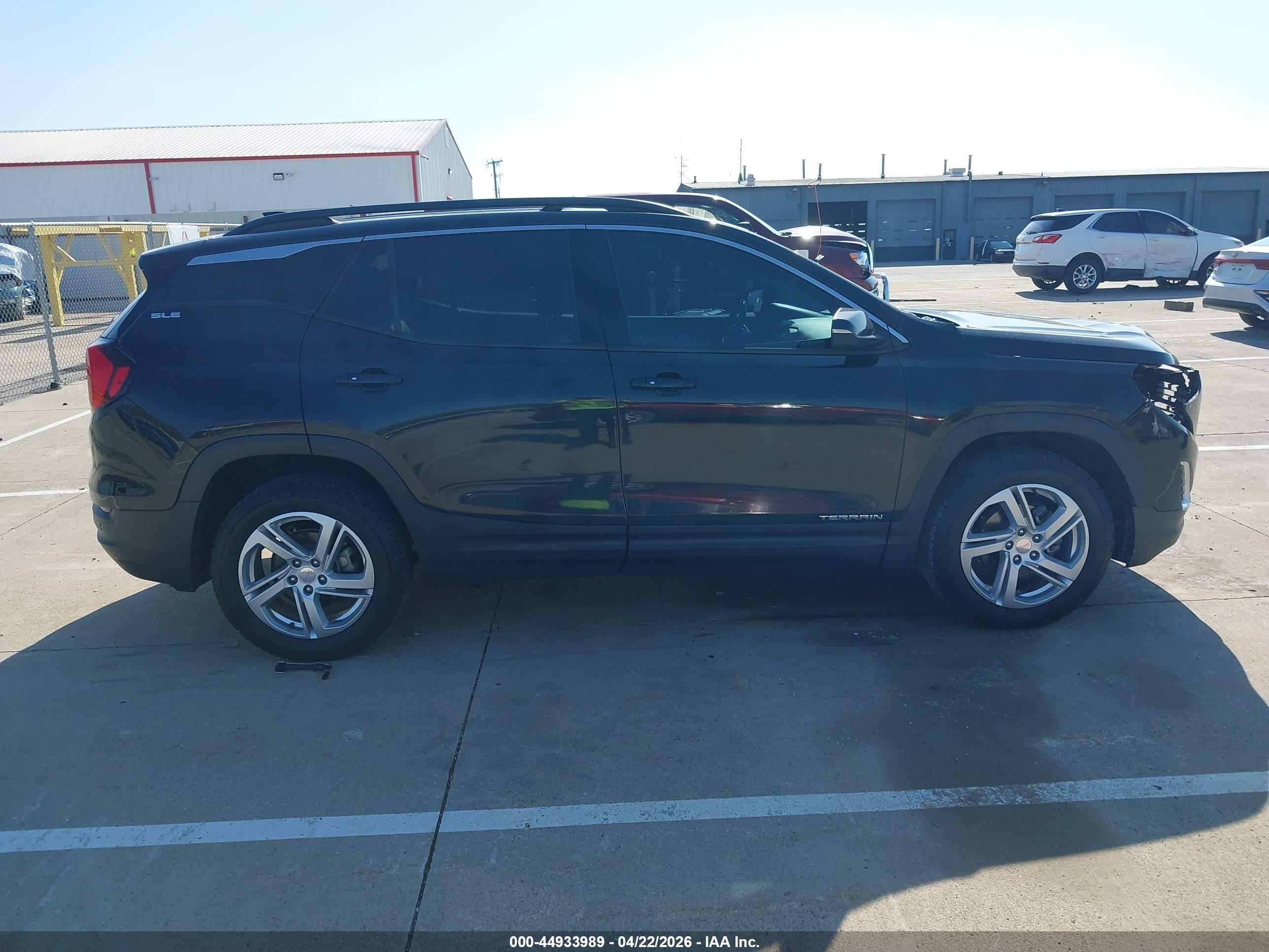 2019 Gmc Terrain Sle Черный vin: 3GKALMEV2KL119895