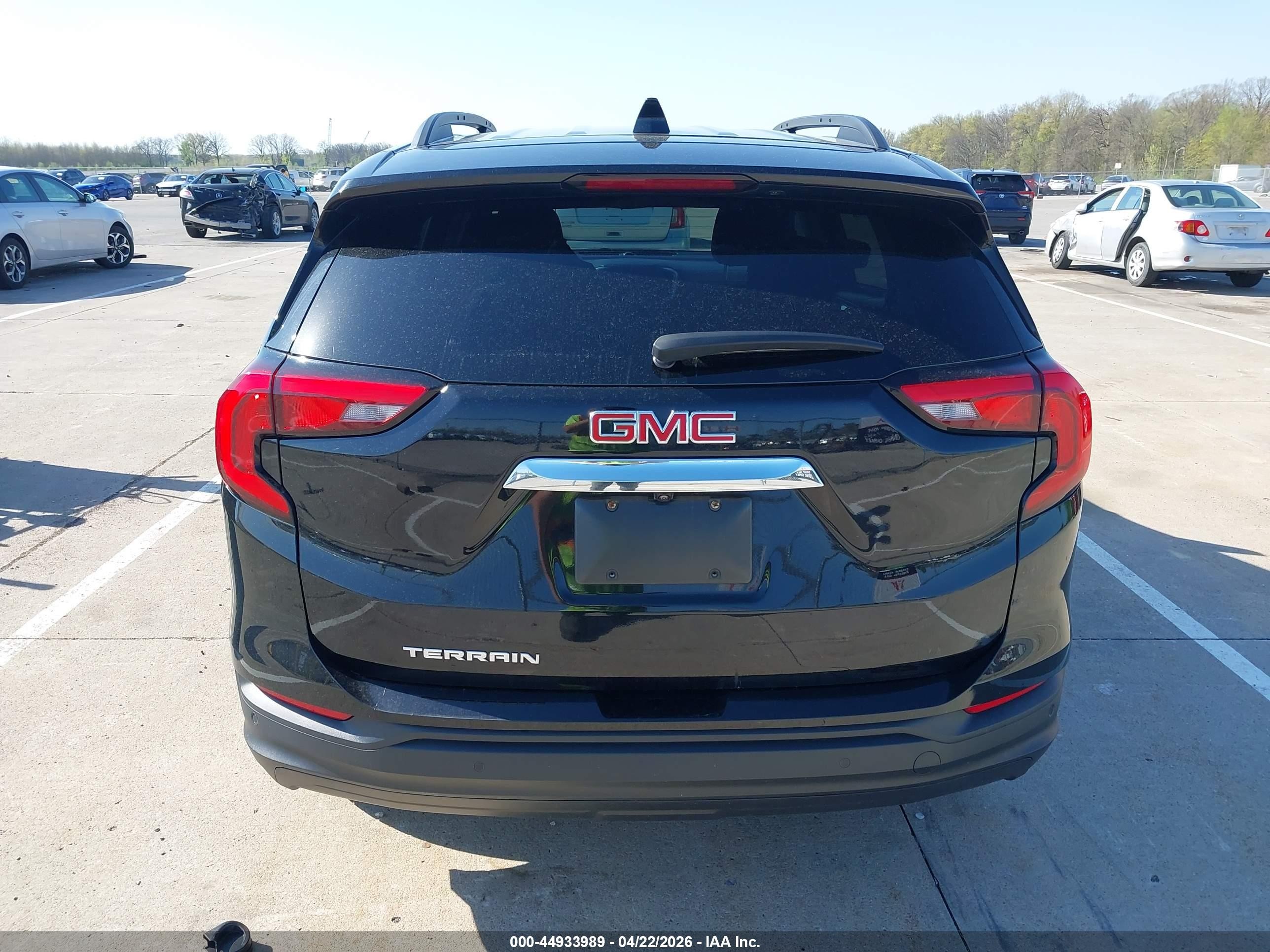 2019 Gmc Terrain Sle Черный vin: 3GKALMEV2KL119895