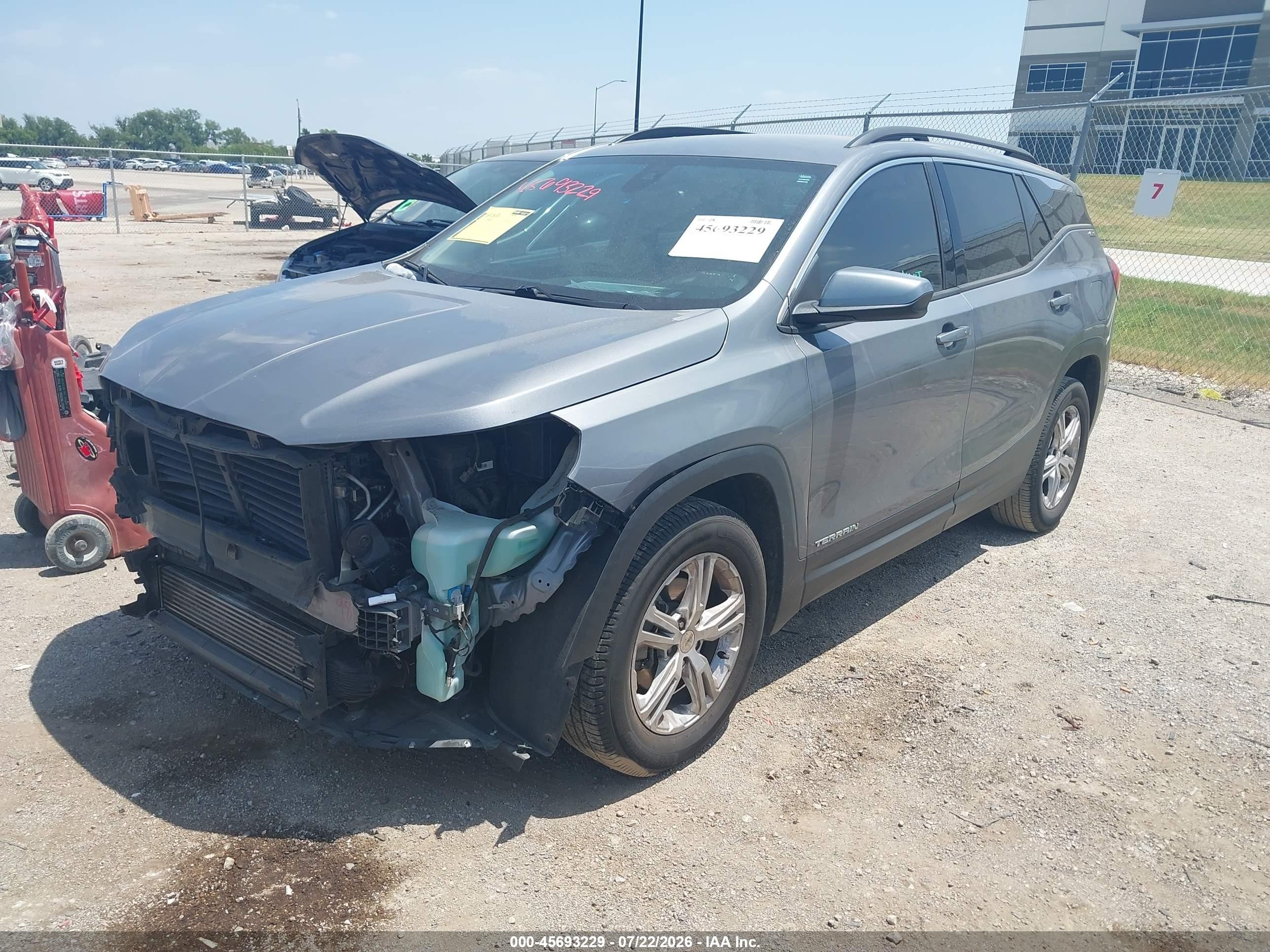 2020 Gmc Terrain Fwd Sle Gray vin: 3GKALMEV2LL294083