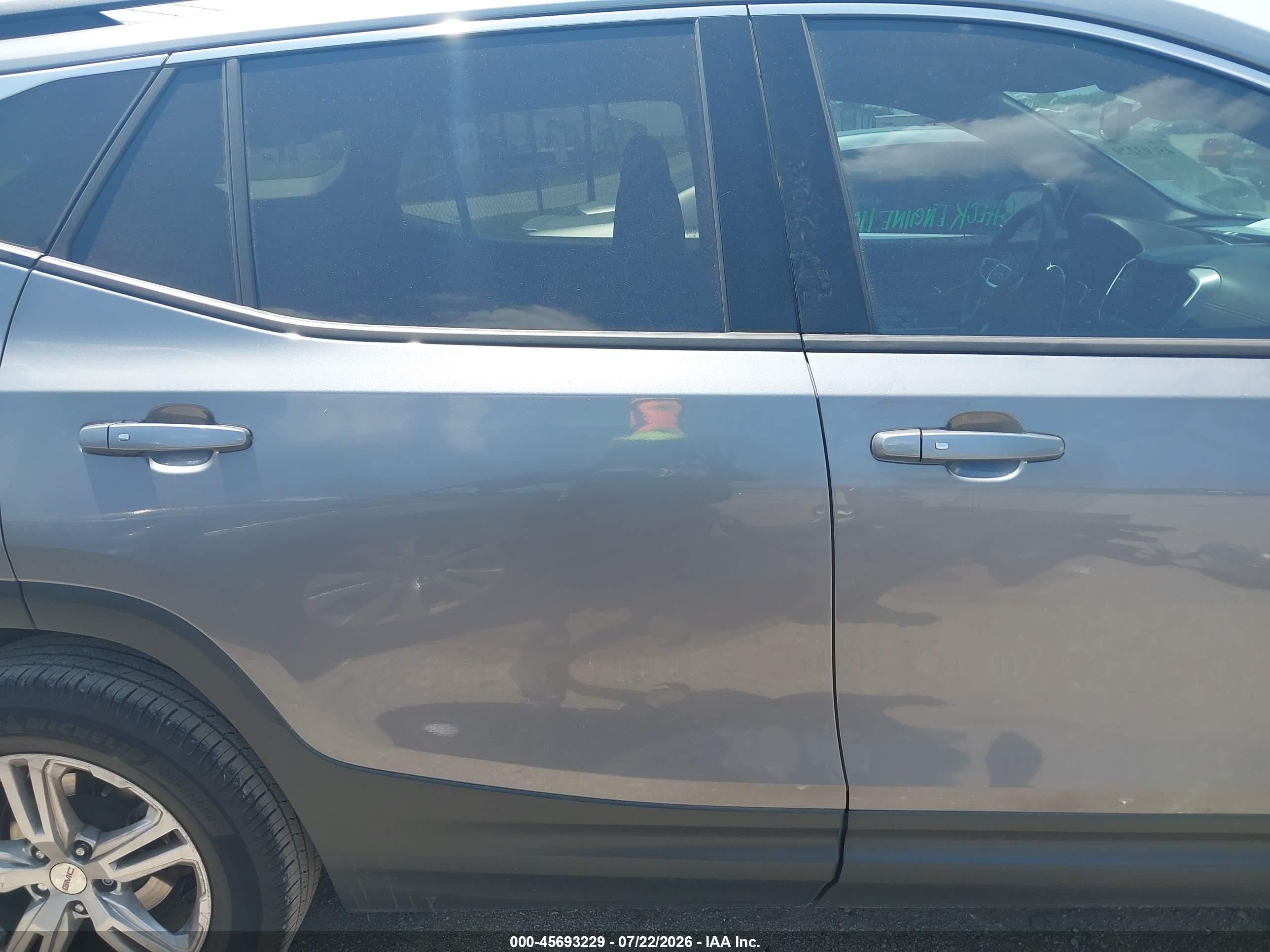 2020 Gmc Terrain Fwd Sle Gray vin: 3GKALMEV2LL294083