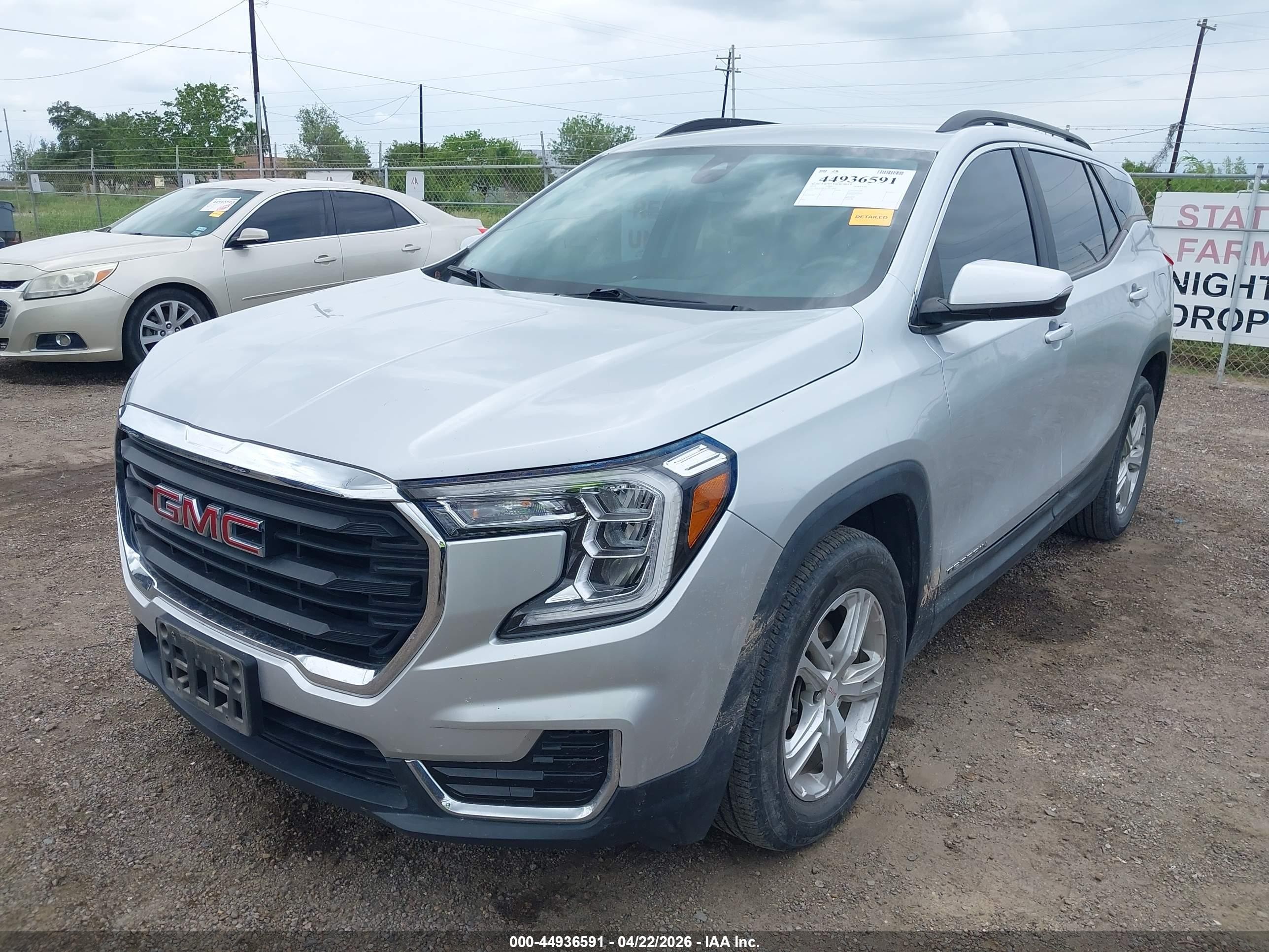 2022 Gmc Terrain Fwd Sle Silver vin: 3GKALMEV2NL124647