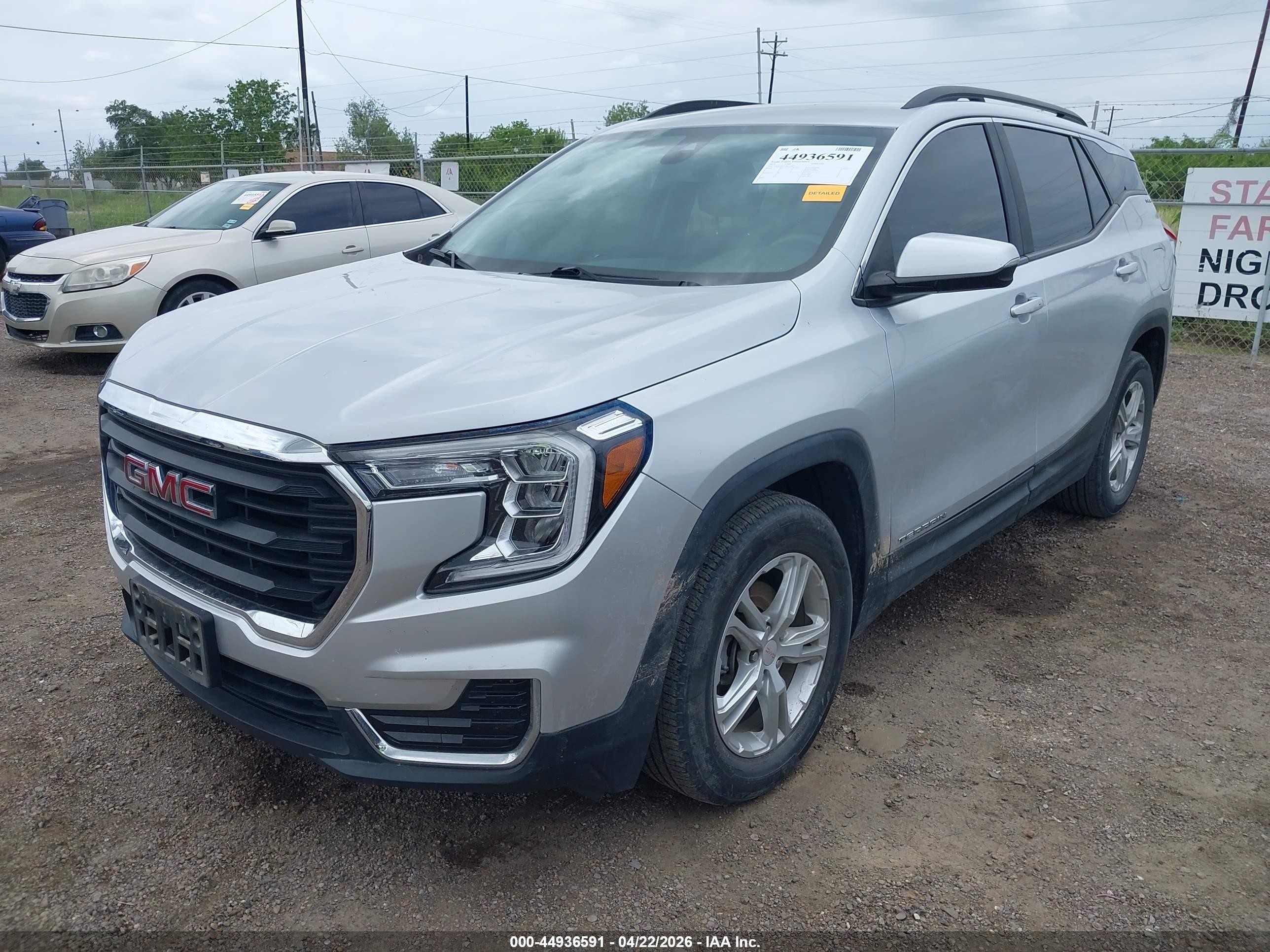 2022 Gmc Terrain Fwd Sle Silver vin: 3GKALMEV2NL124647
