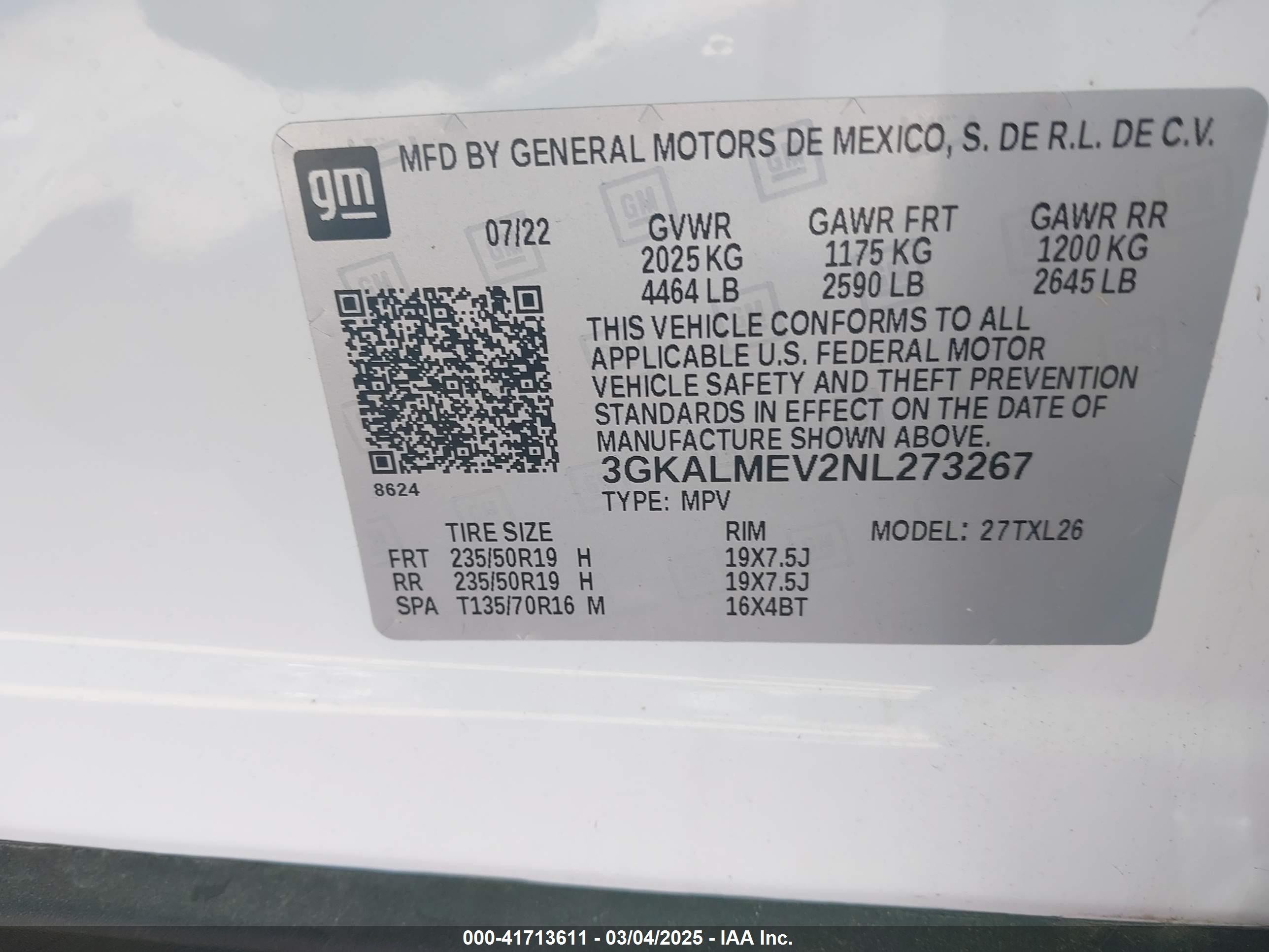 2022 Gmc Terrain Fwd Sle White vin: 3GKALMEV2NL273267