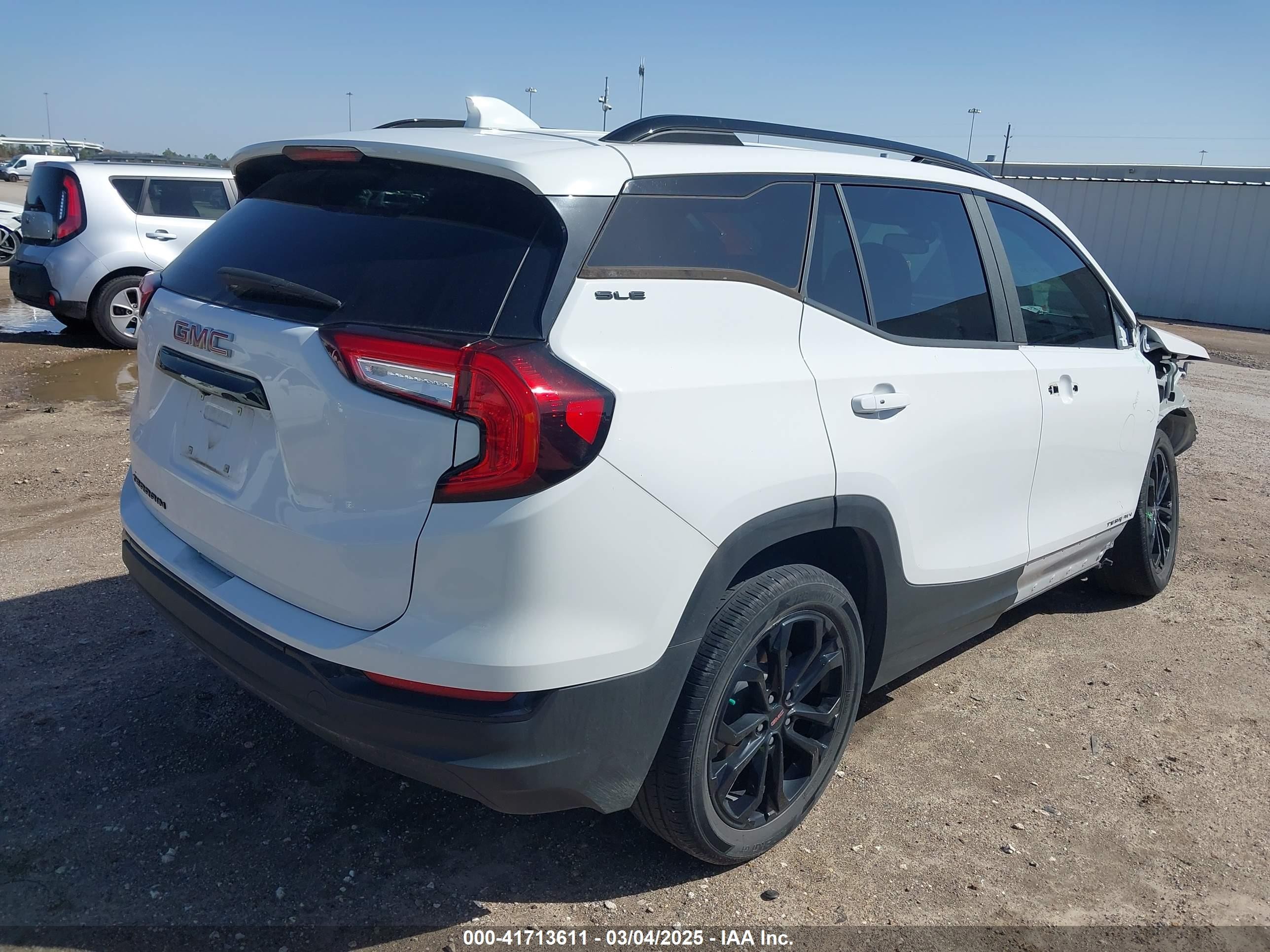 2022 Gmc Terrain Fwd Sle White vin: 3GKALMEV2NL273267