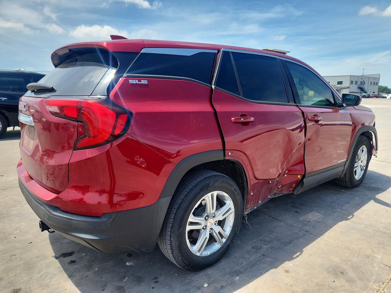 2018 Gmc Terrain Sle Бордовый vin: 3GKALMEV3JL238313