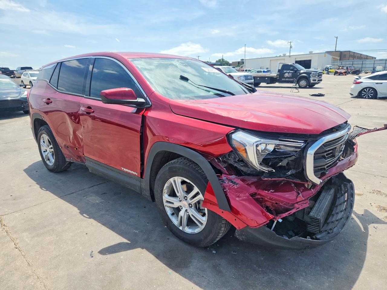 2018 Gmc Terrain Sle Бордовый vin: 3GKALMEV3JL238313