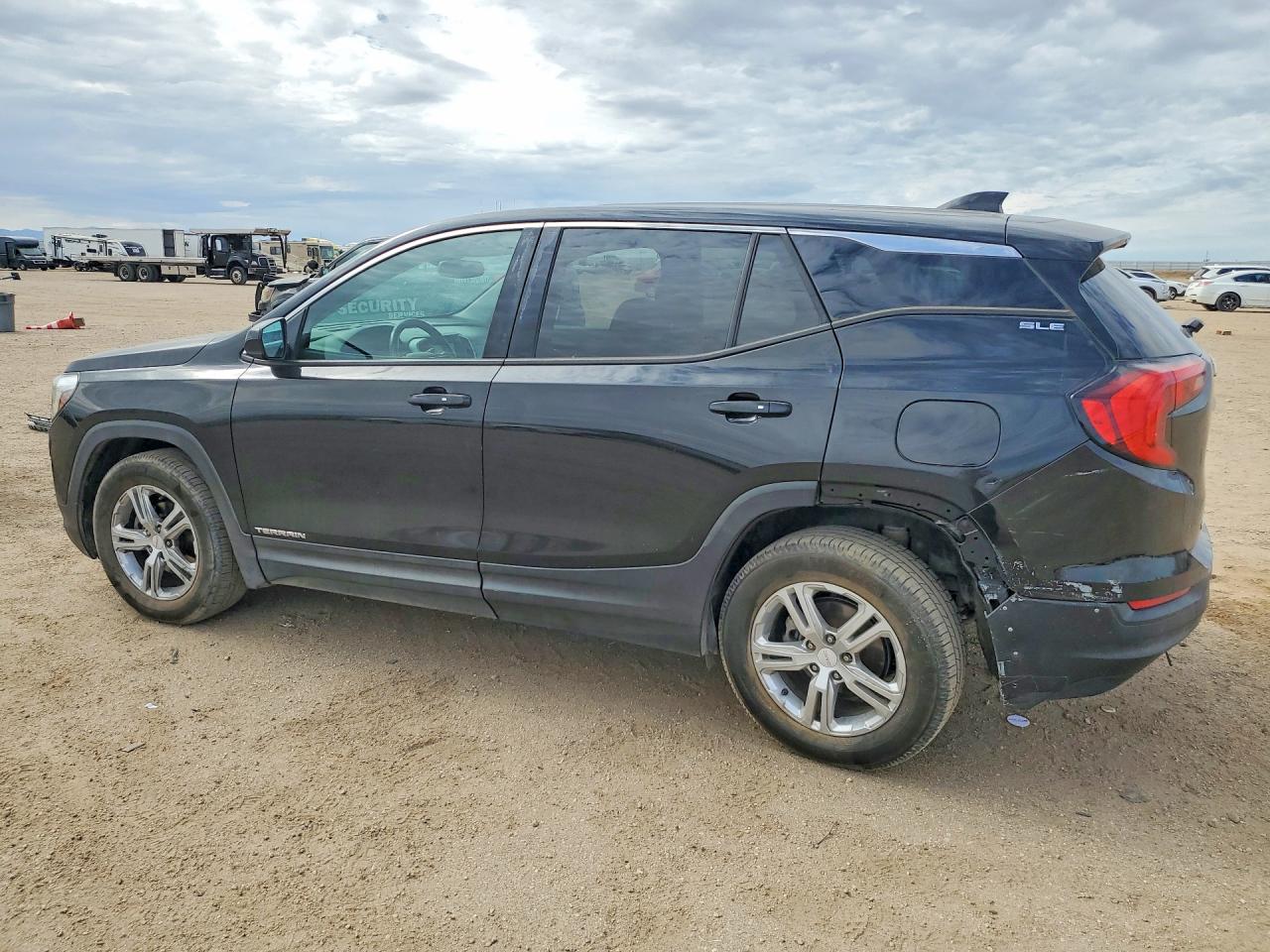 2018 Gmc Terrain Sle Черный vin: 3GKALMEV3JL387949