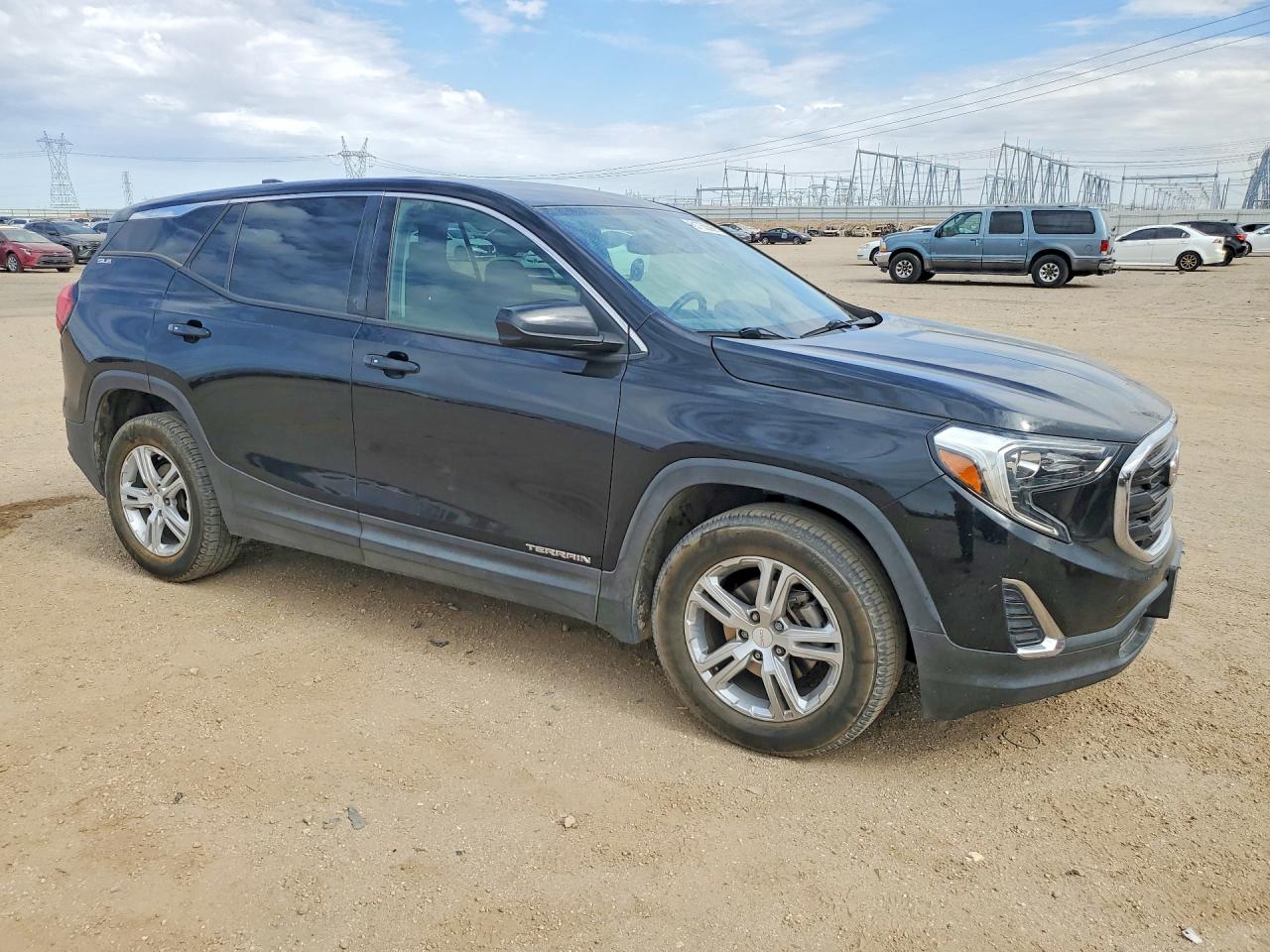 2018 Gmc Terrain Sle Черный vin: 3GKALMEV3JL387949