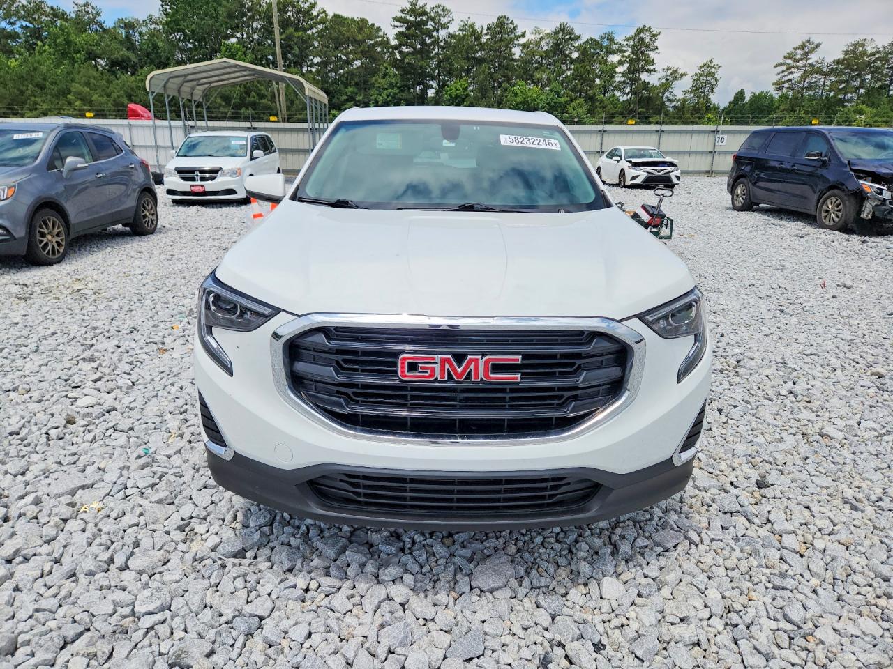 2019 Gmc Terrain Sle White vin: 3GKALMEV3KL348232