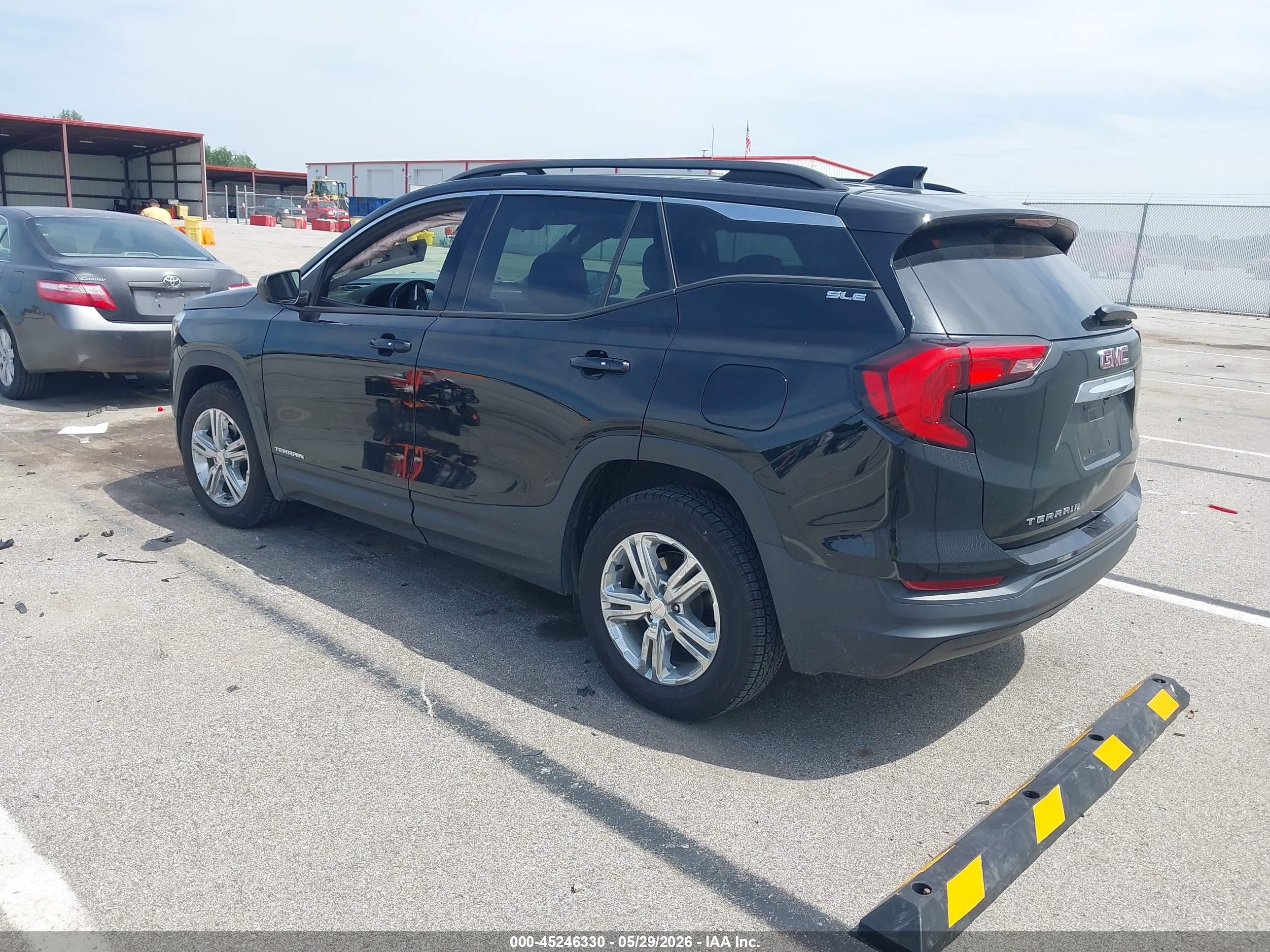 2020 Gmc Terrain Fwd Sle Black vin: 3GKALMEV3LL194901