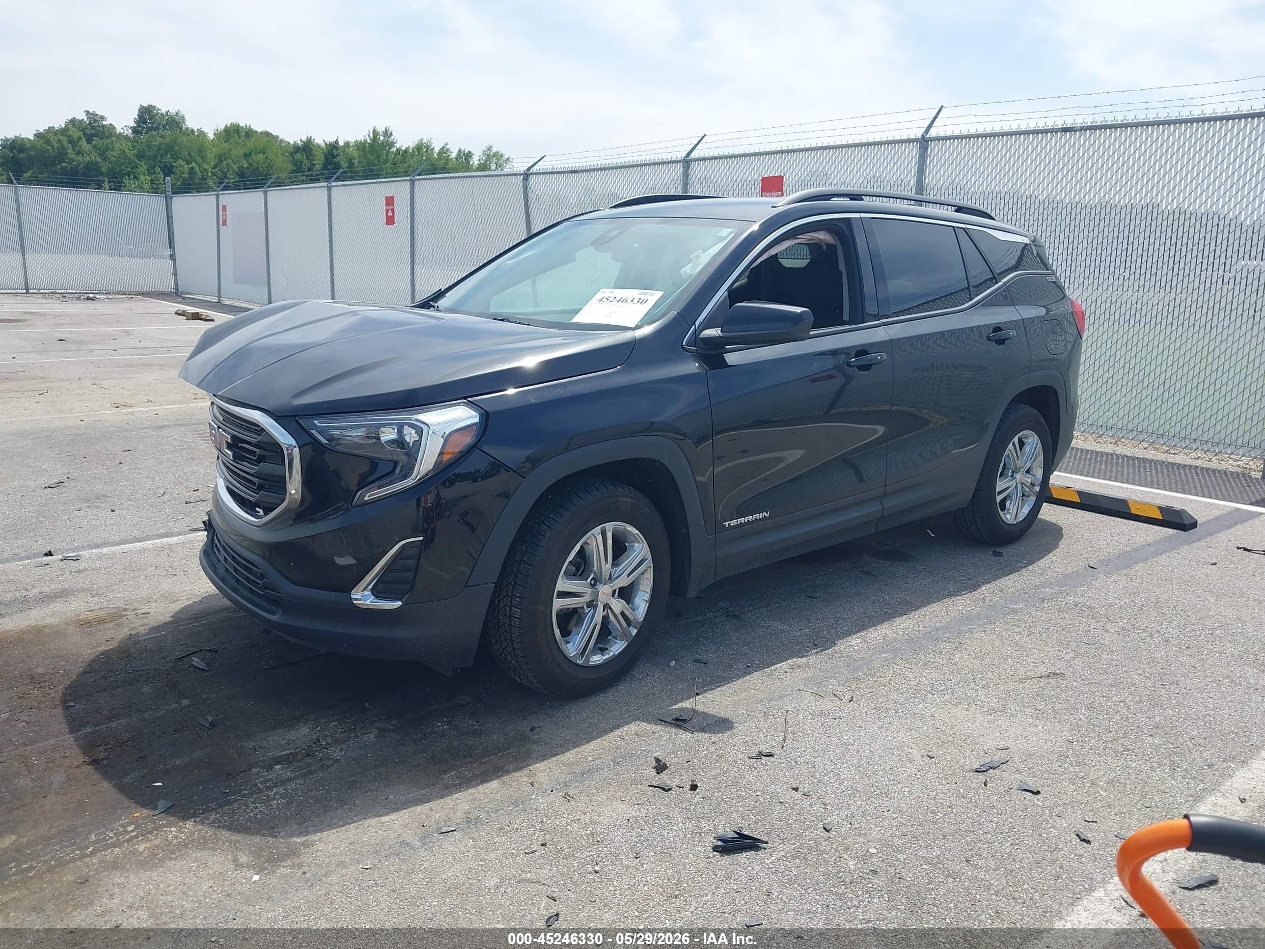 2020 Gmc Terrain Fwd Sle Black vin: 3GKALMEV3LL194901