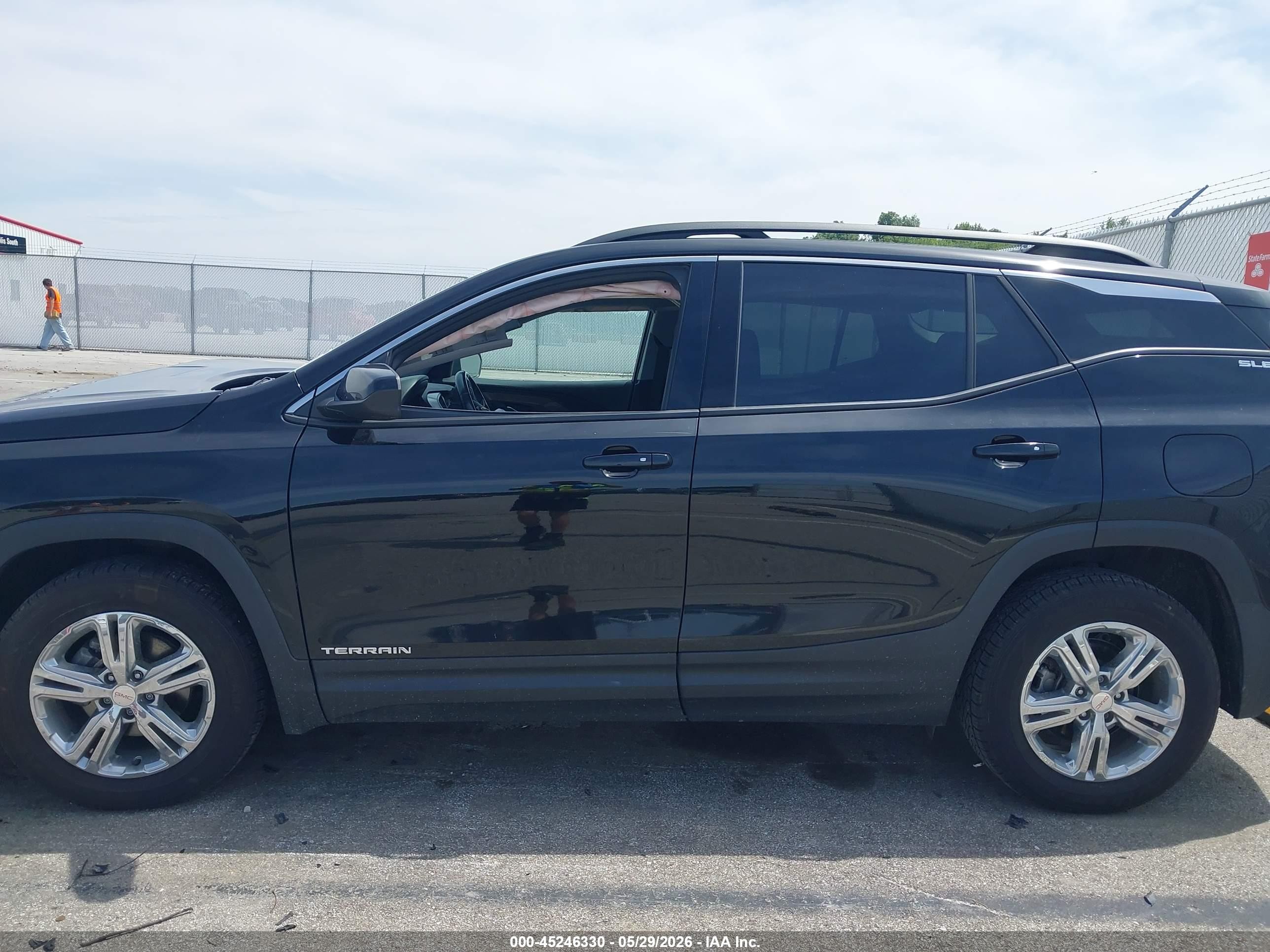 2020 Gmc Terrain Fwd Sle Black vin: 3GKALMEV3LL194901