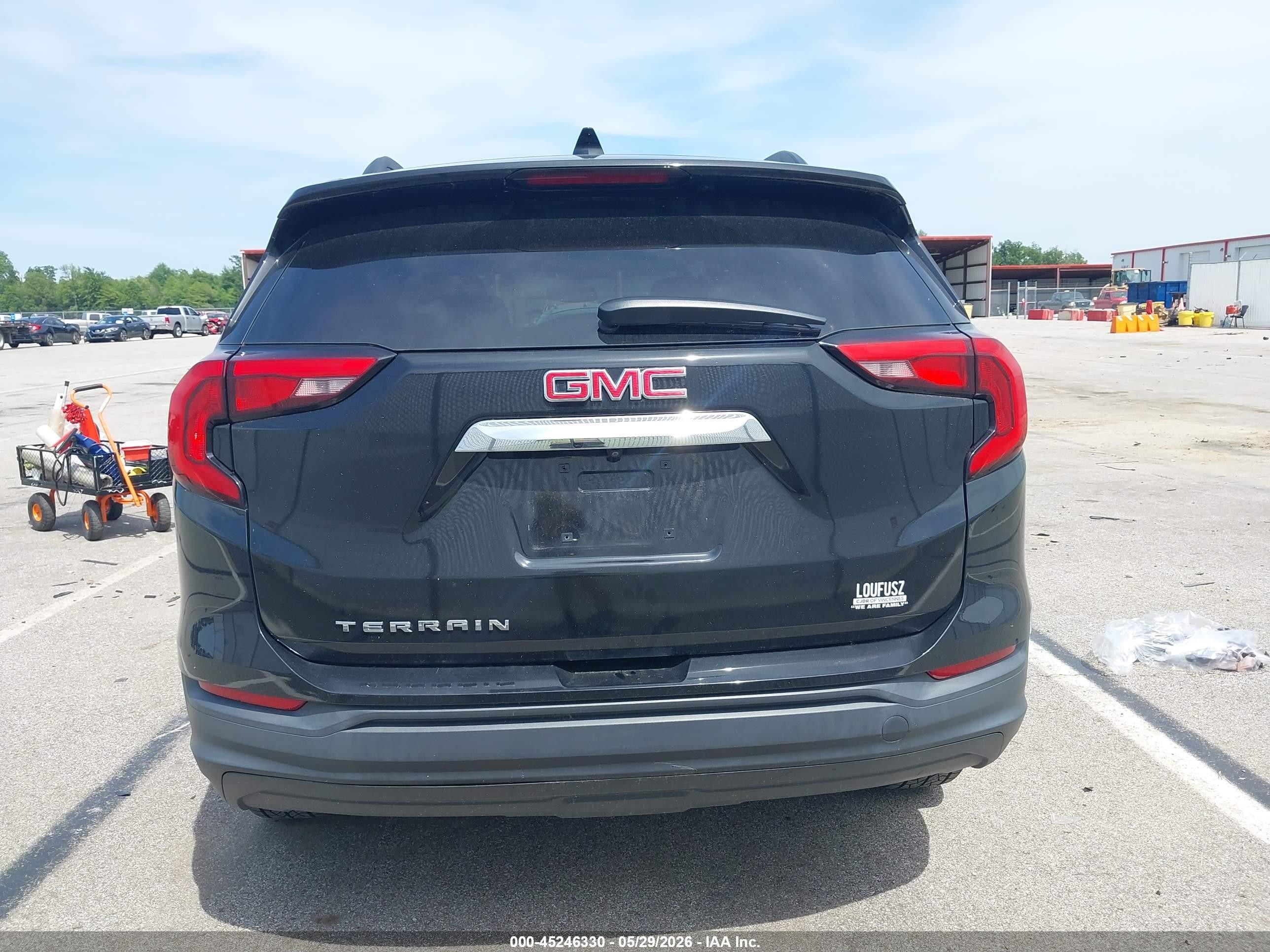 2020 Gmc Terrain Fwd Sle Black vin: 3GKALMEV3LL194901