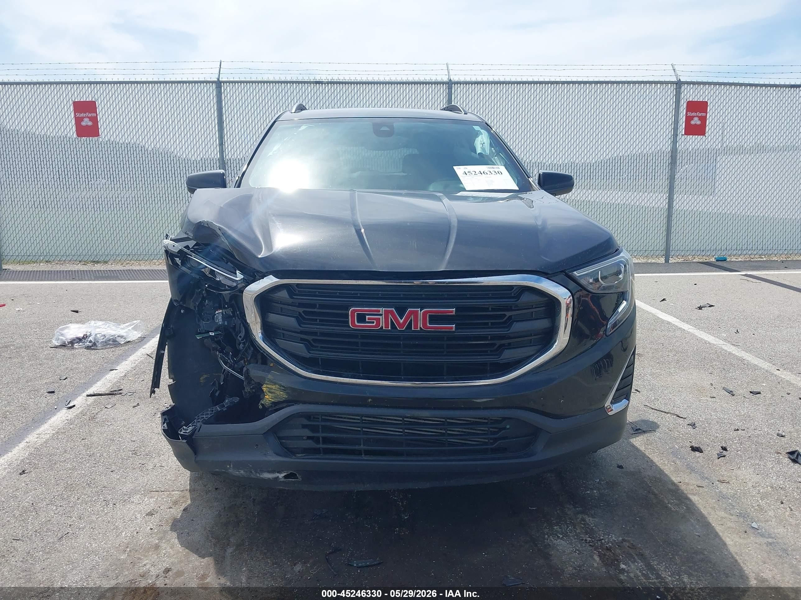 2020 Gmc Terrain Fwd Sle Black vin: 3GKALMEV3LL194901