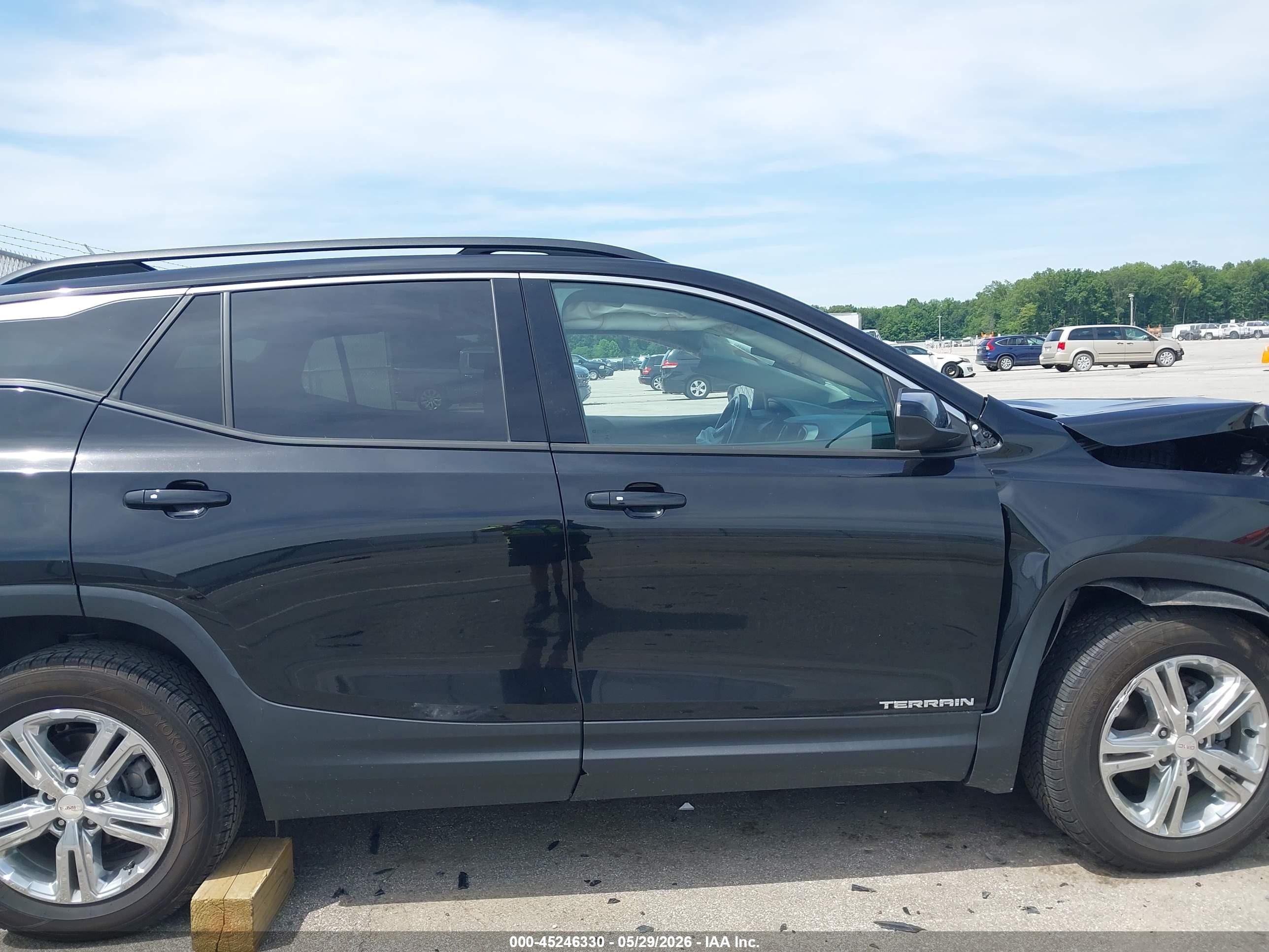 2020 Gmc Terrain Fwd Sle Black vin: 3GKALMEV3LL194901