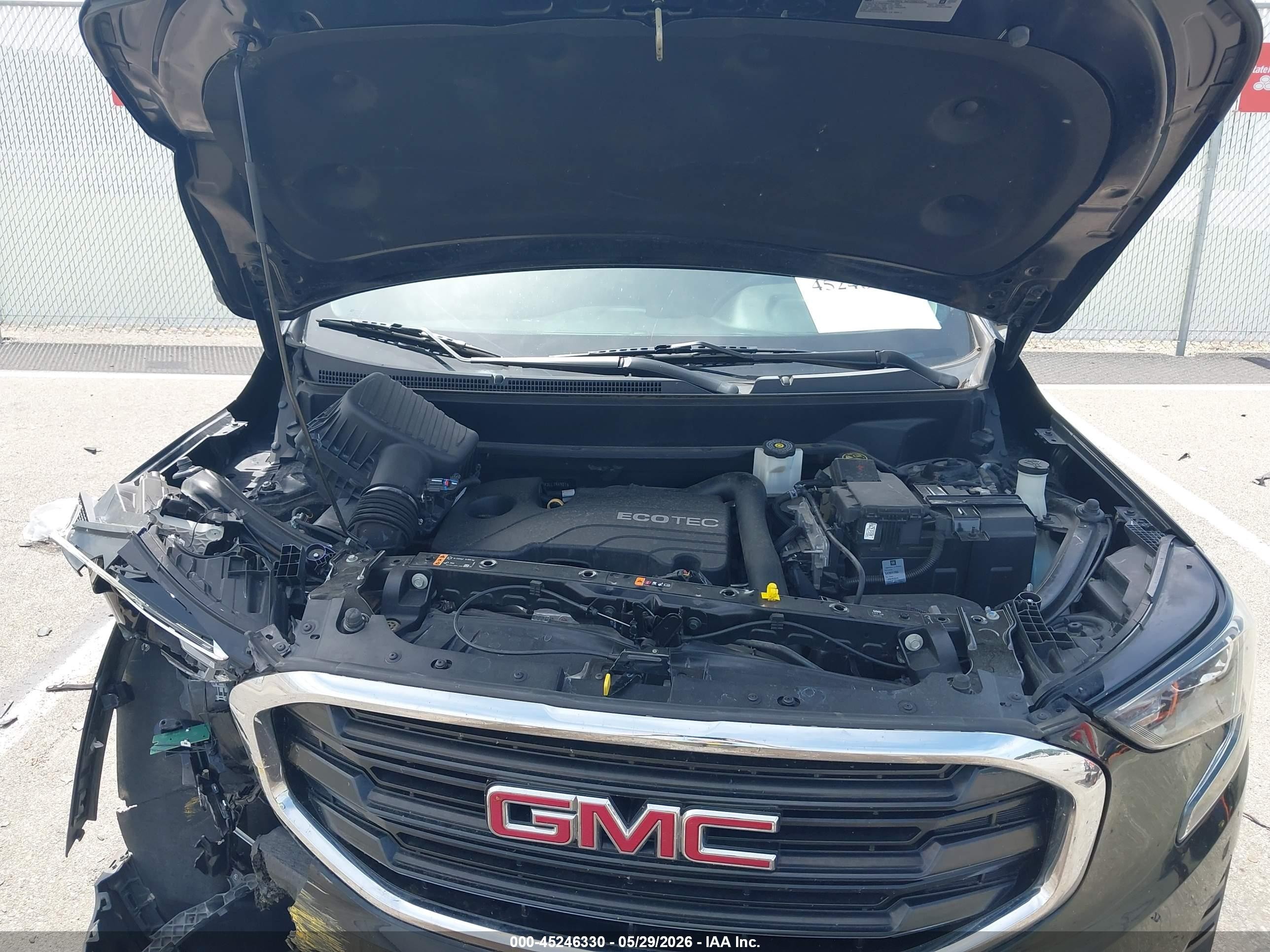2020 Gmc Terrain Fwd Sle Black vin: 3GKALMEV3LL194901