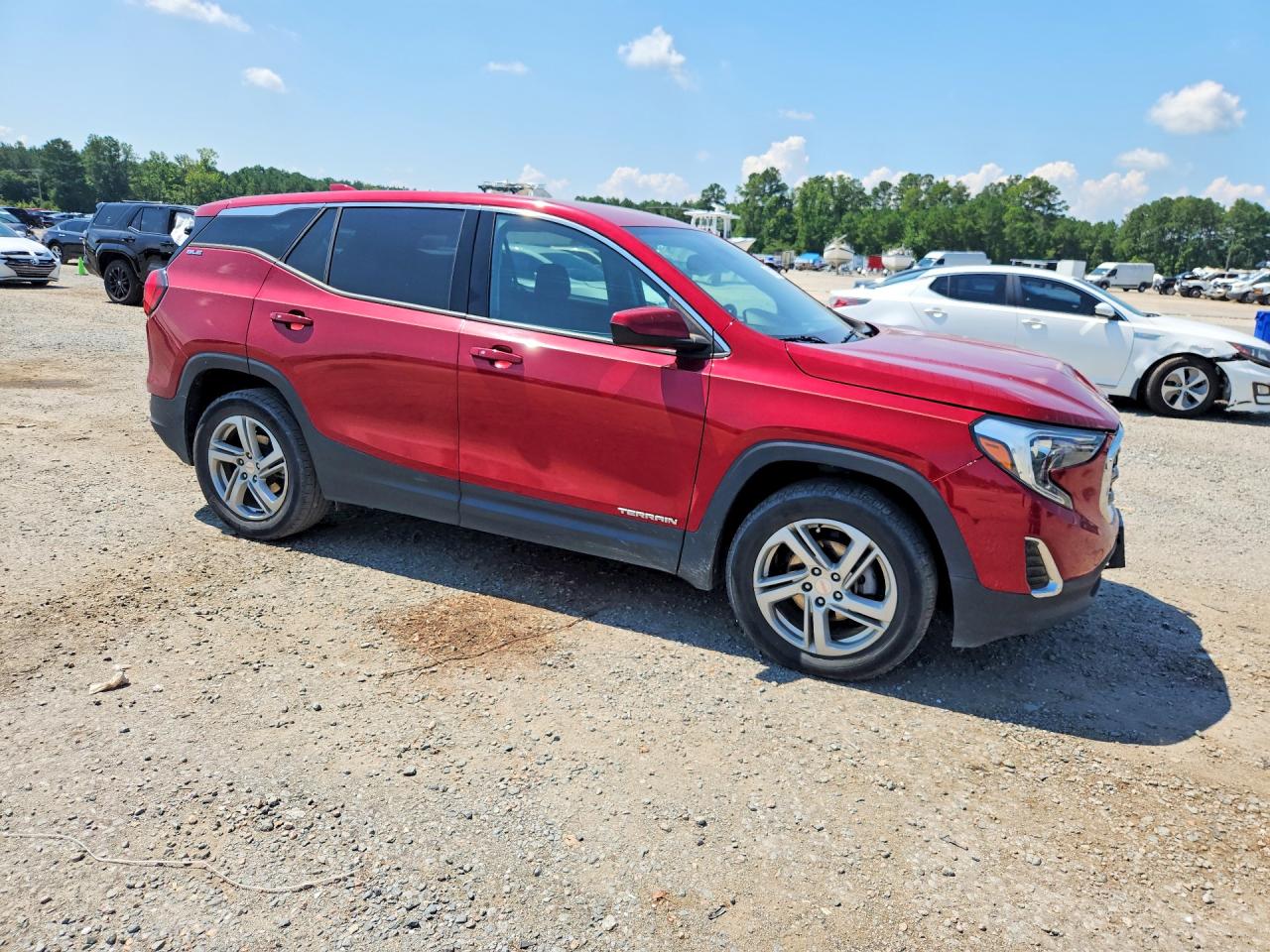 2020 Gmc Terrain Sle Burgundy vin: 3GKALMEV3LL246821