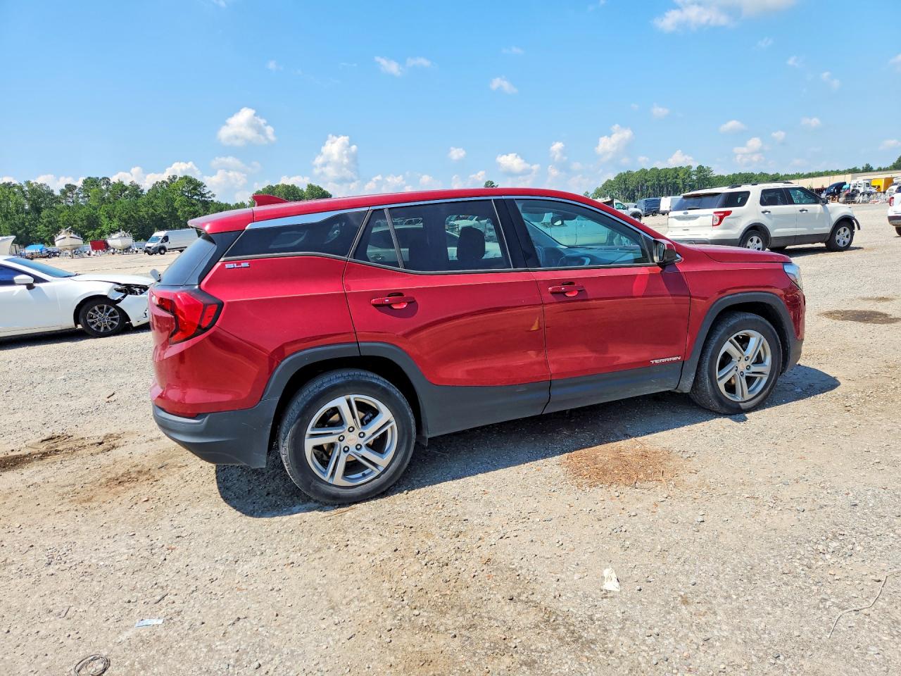 2020 Gmc Terrain Sle Burgundy vin: 3GKALMEV3LL246821