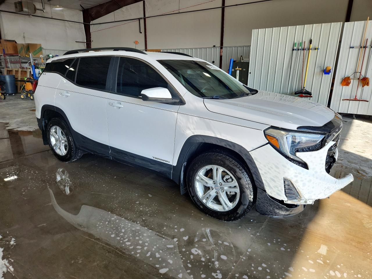 2021 Gmc Terrain Sle Белый vin: 3GKALMEV3ML314360