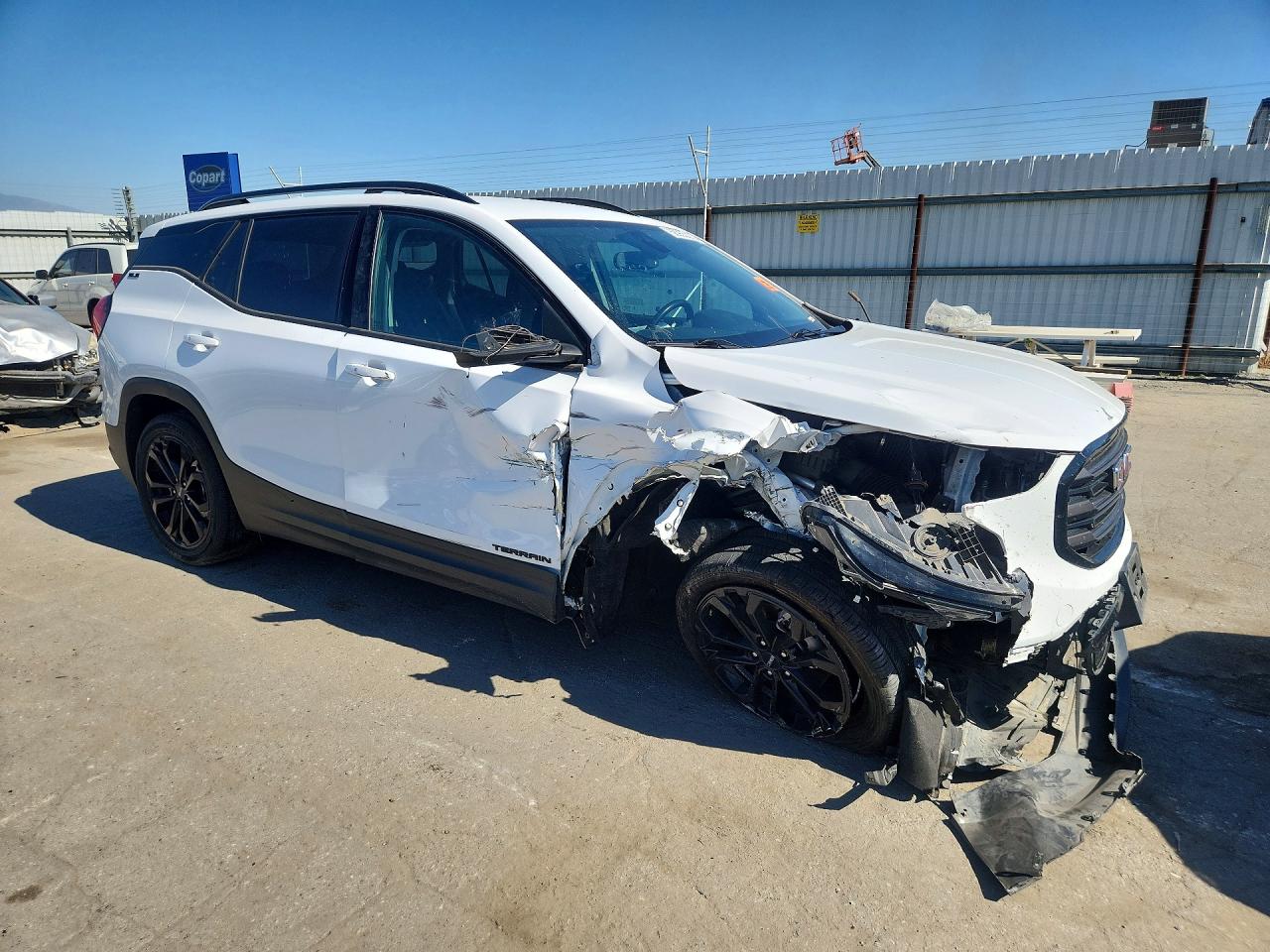 2021 Gmc Terrain Sle Белый vin: 3GKALMEV3ML357922