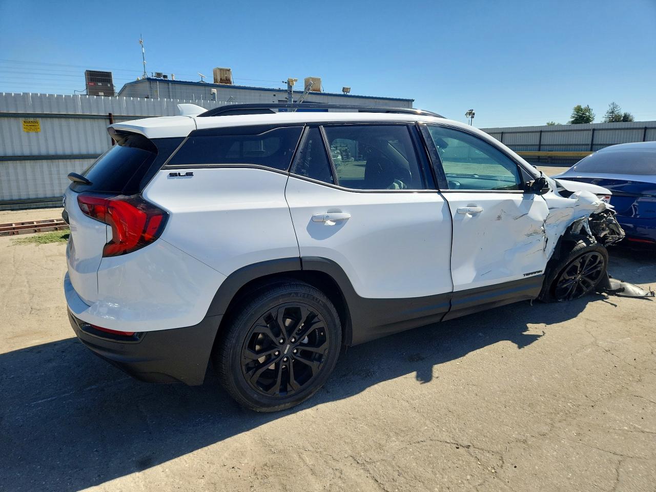 2021 Gmc Terrain Sle Белый vin: 3GKALMEV3ML357922