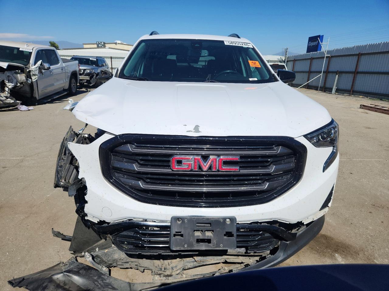 2021 Gmc Terrain Sle Белый vin: 3GKALMEV3ML357922