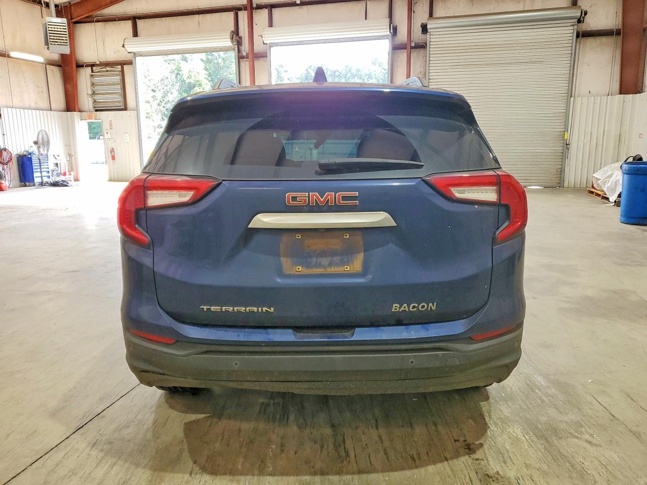 2022 Gmc Terrain Sle Синий vin: 3GKALMEV3NL217550
