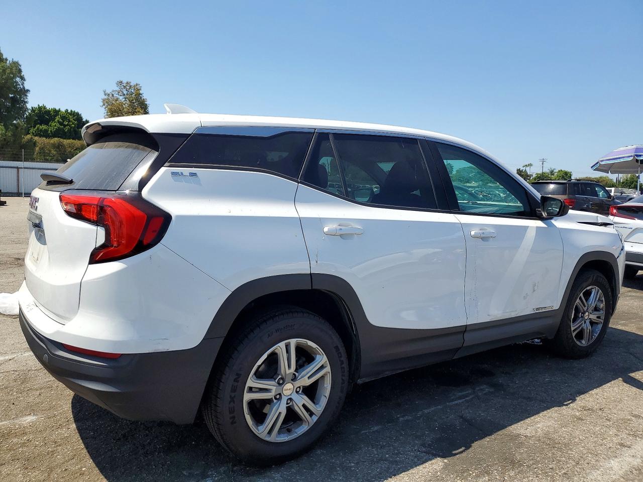 2019 Gmc Terrain Sle White vin: 3GKALMEV4KL152445