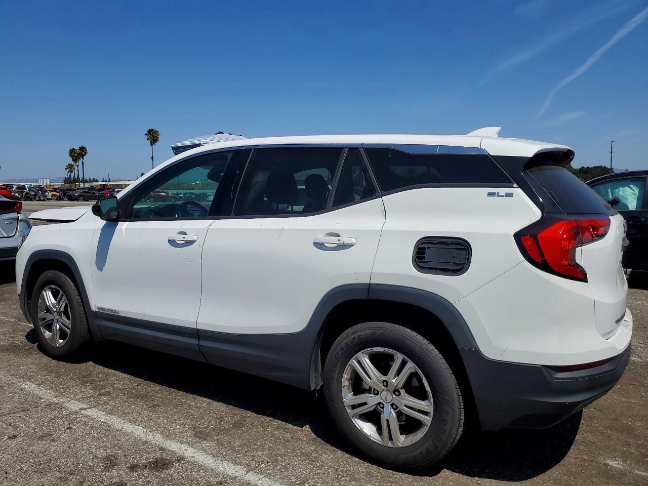 2019 Gmc Terrain Sle White vin: 3GKALMEV4KL152445