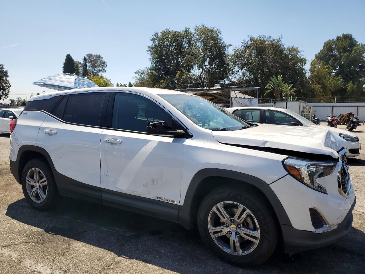 2019 Gmc Terrain Sle White vin: 3GKALMEV4KL152445
