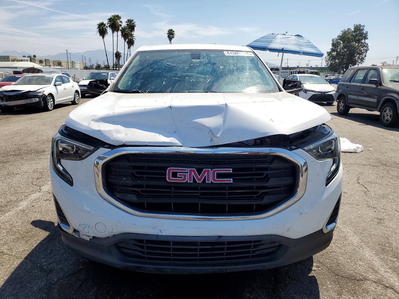 2019 Gmc Terrain Sle White vin: 3GKALMEV4KL152445