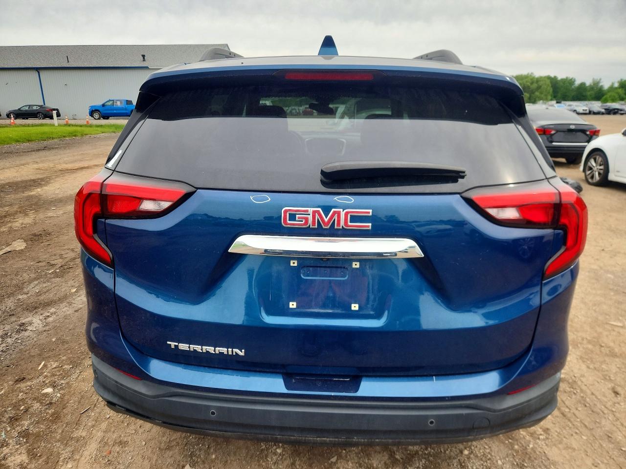 2020 Gmc Terrain Sle Синий vin: 3GKALMEV4LL228294