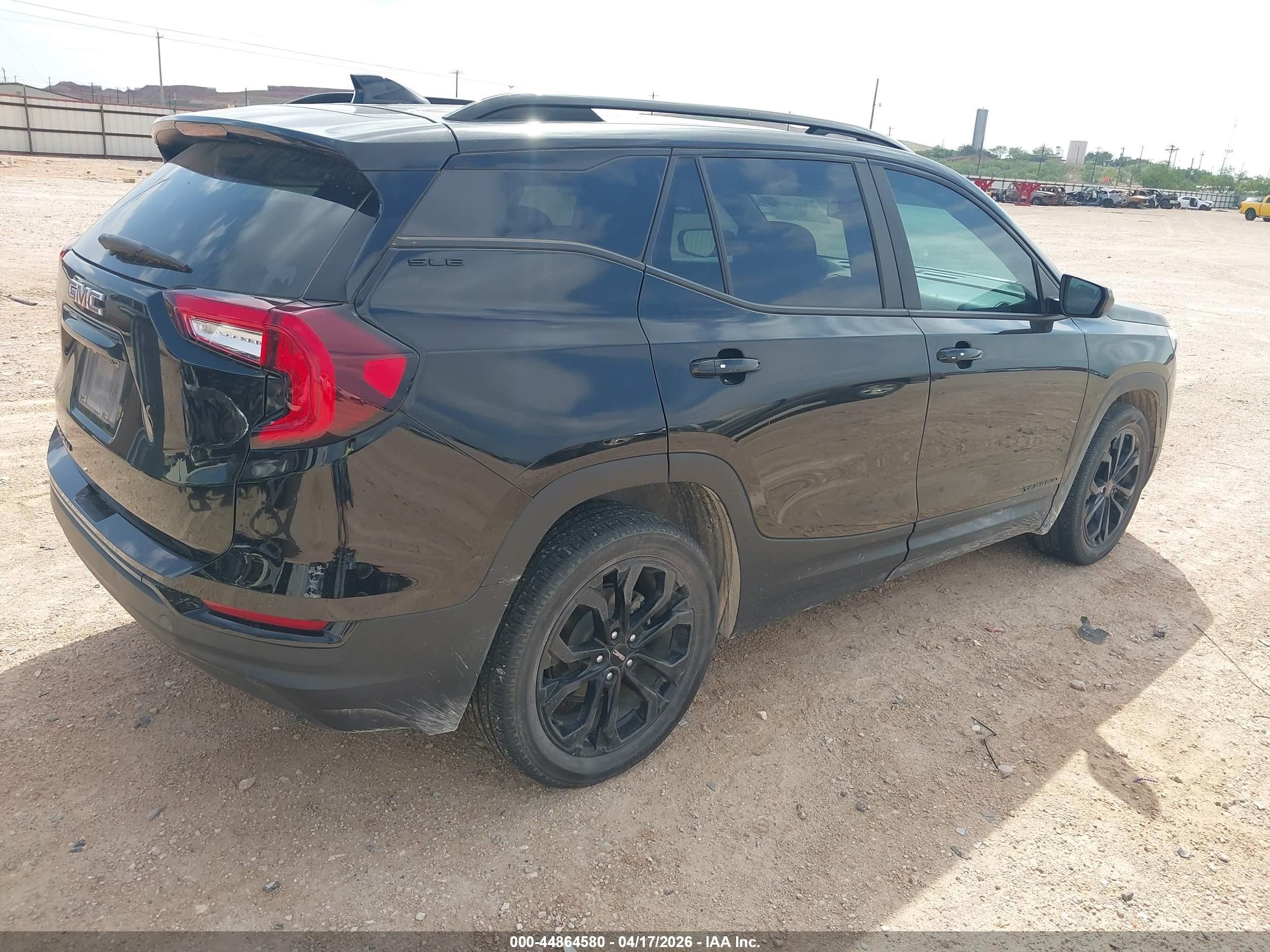 2022 Gmc Terrain Fwd Sle Black vin: 3GKALMEV4NL294346