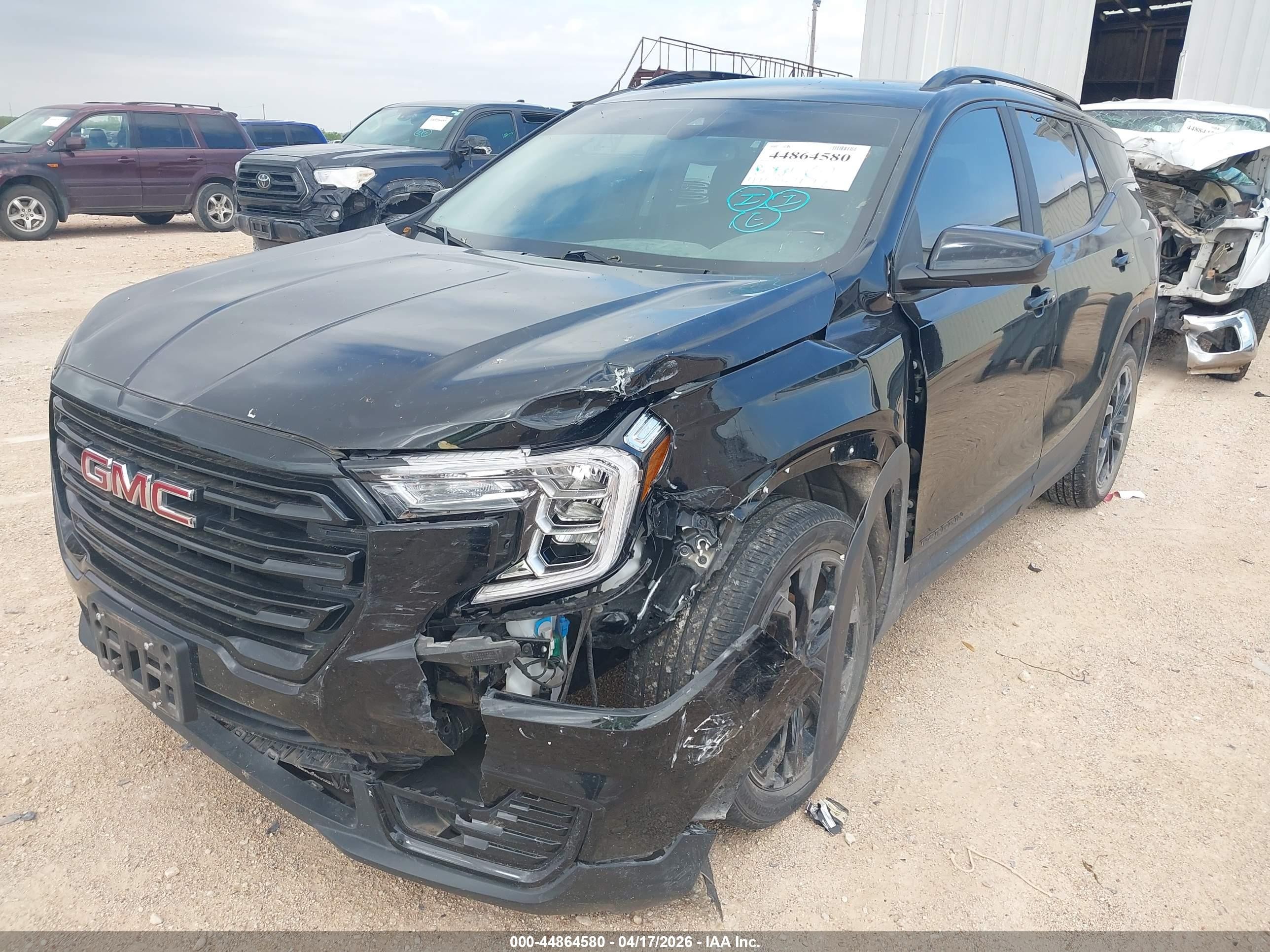 2022 Gmc Terrain Fwd Sle Black vin: 3GKALMEV4NL294346