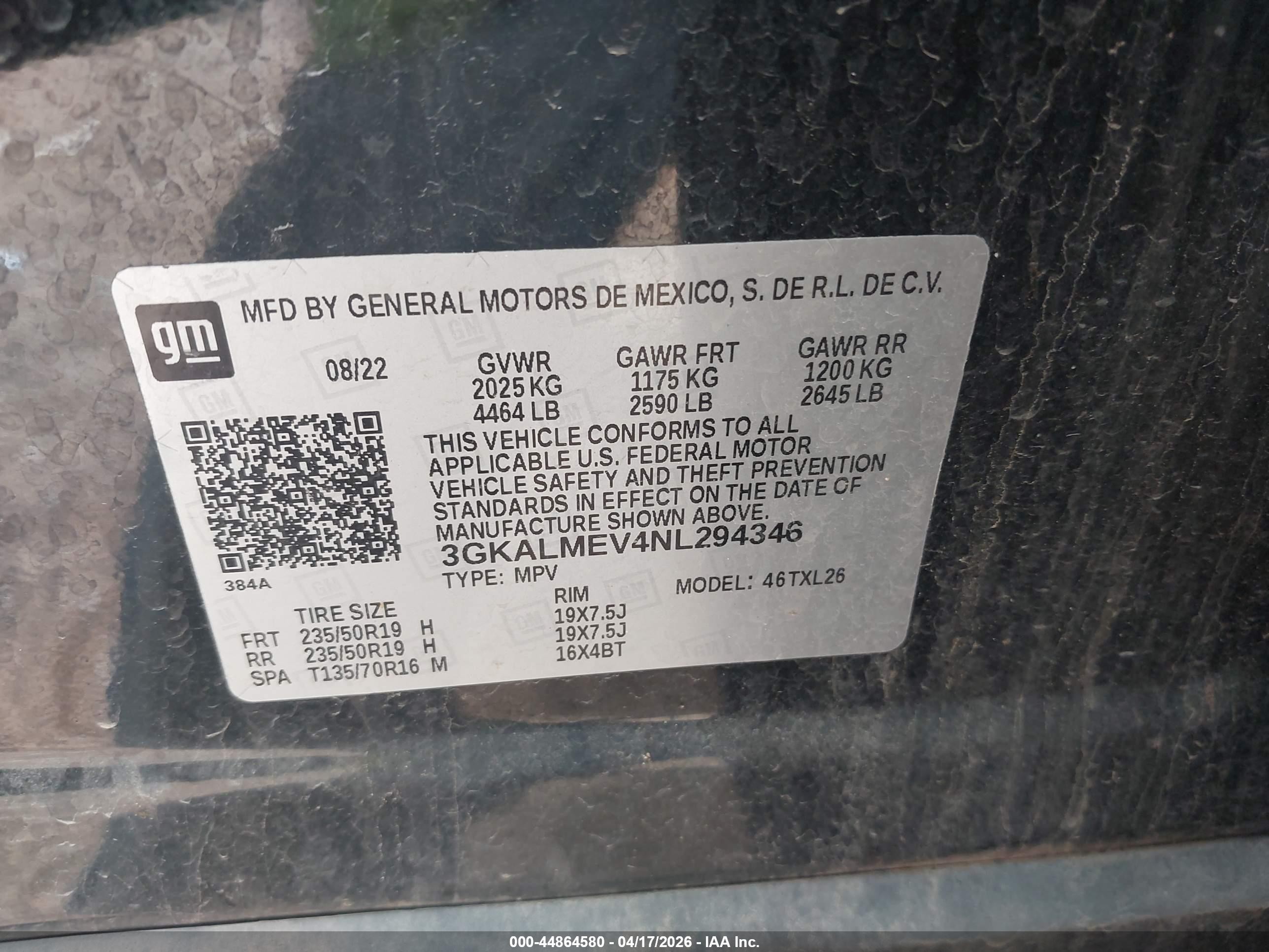 2022 Gmc Terrain Fwd Sle Black vin: 3GKALMEV4NL294346