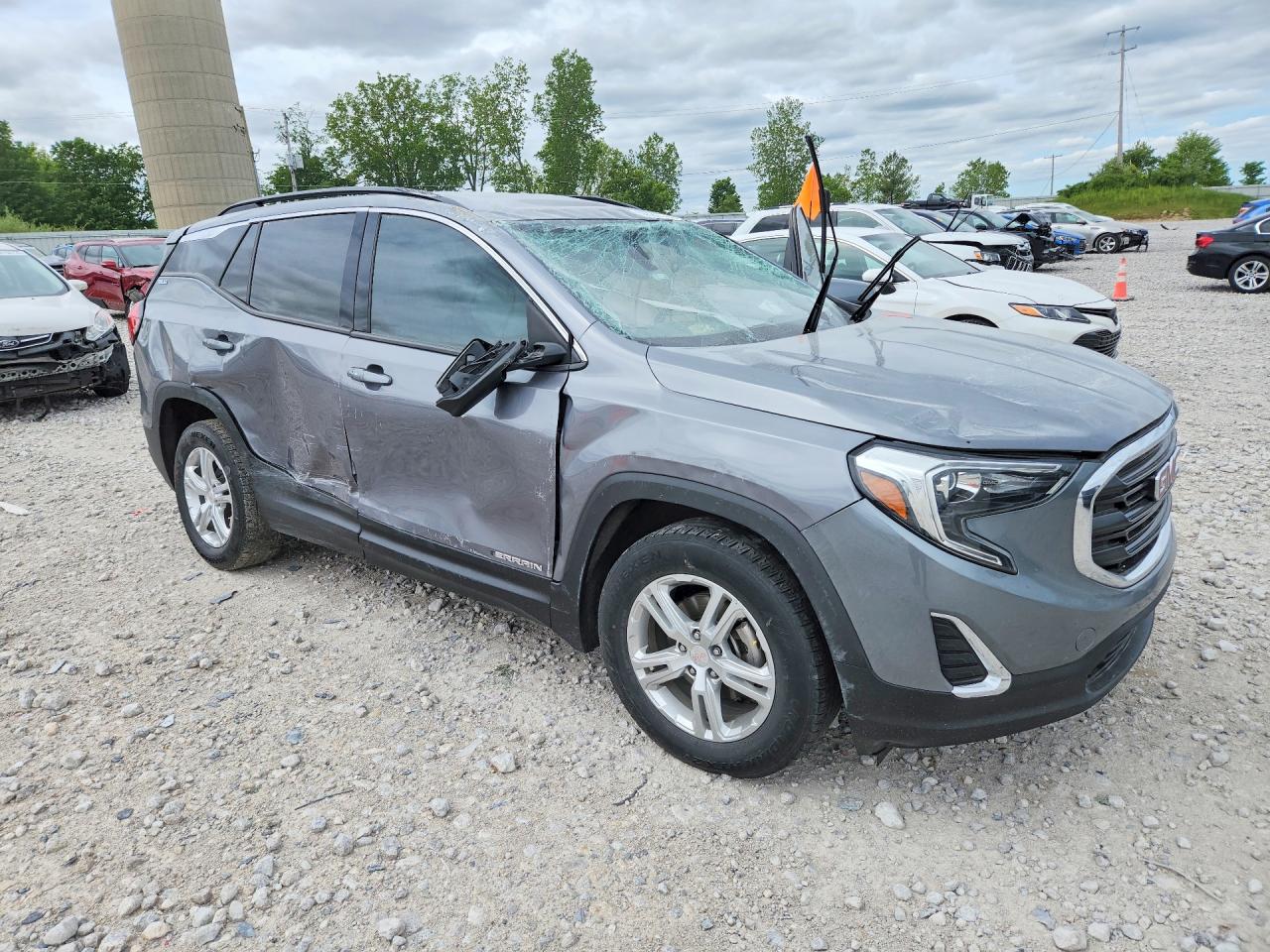 2018 Gmc Terrain Sle Gray vin: 3GKALMEV5JL193598