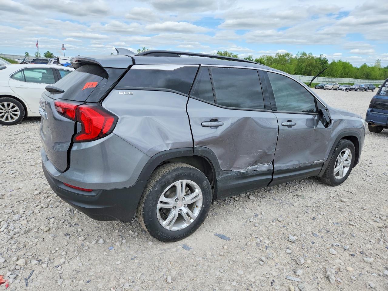 2018 Gmc Terrain Sle Gray vin: 3GKALMEV5JL193598