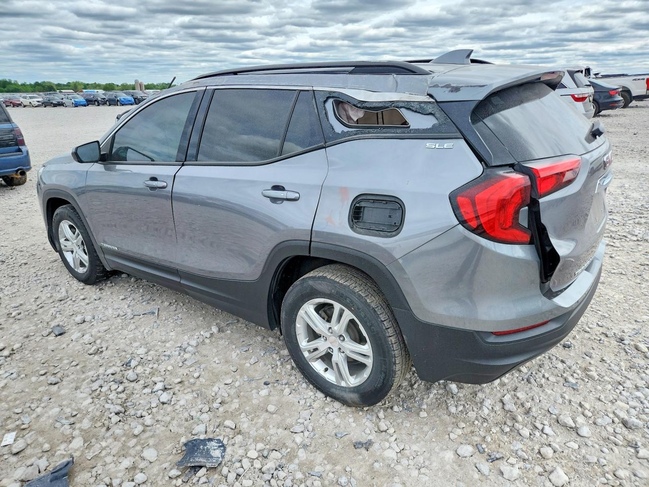2018 Gmc Terrain Sle Gray vin: 3GKALMEV5JL193598