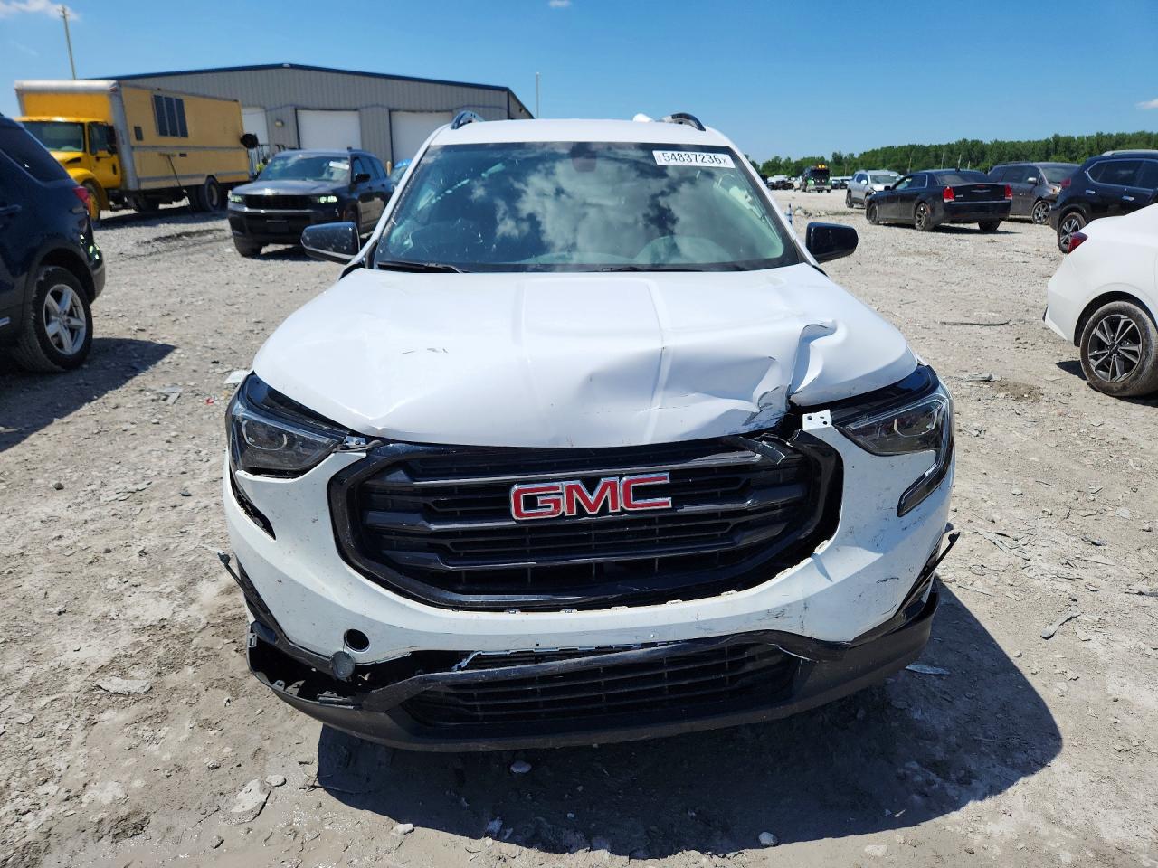 2019 Gmc Terrain Sle White vin: 3GKALMEV5KL107224